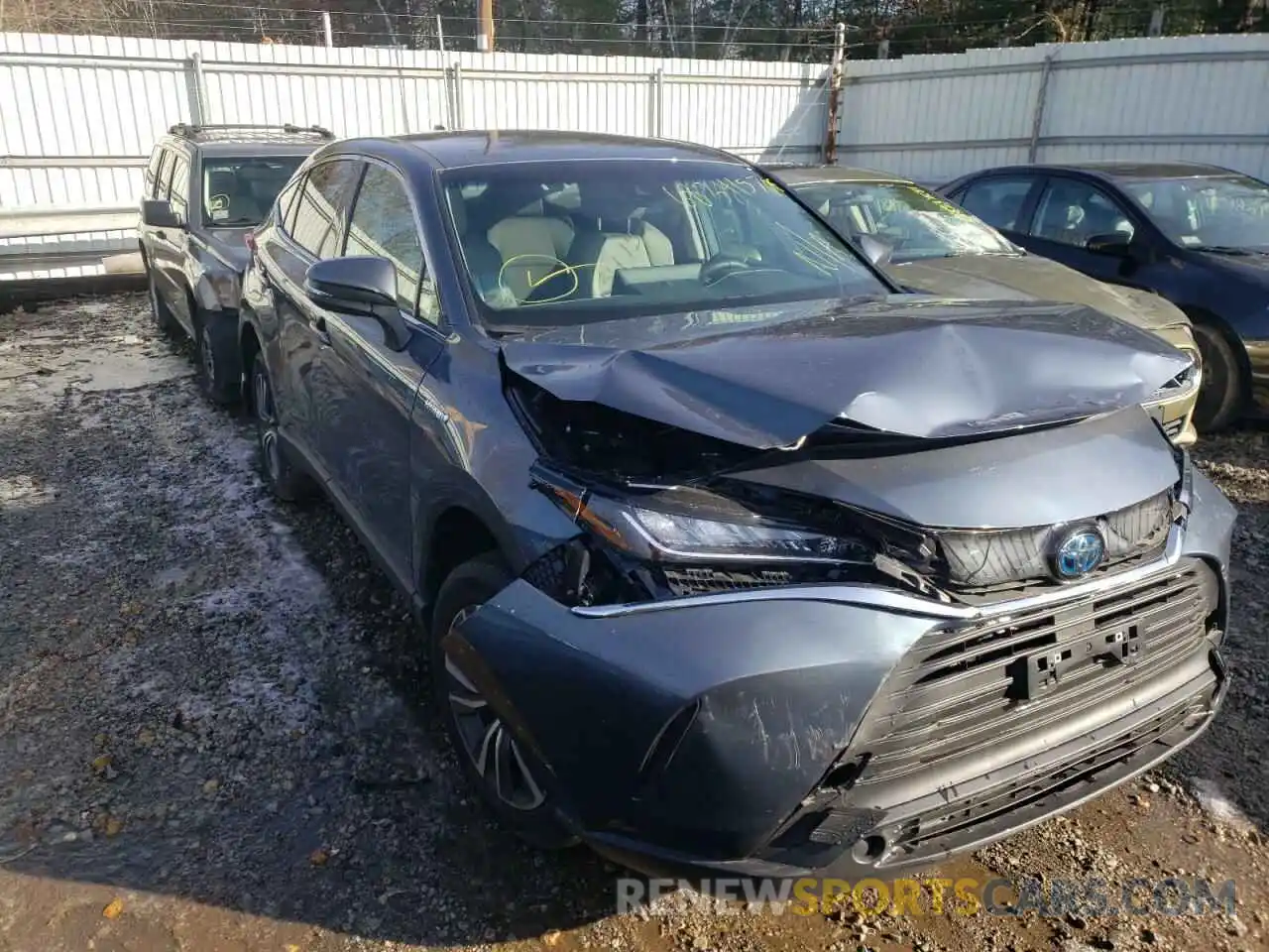 1 Photograph of a damaged car JTEAAAAH5MJ007310 TOYOTA VENZA 2021