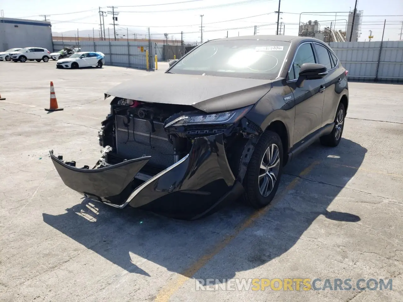 2 Photograph of a damaged car JTEAAAAH5MJ012586 TOYOTA VENZA 2021