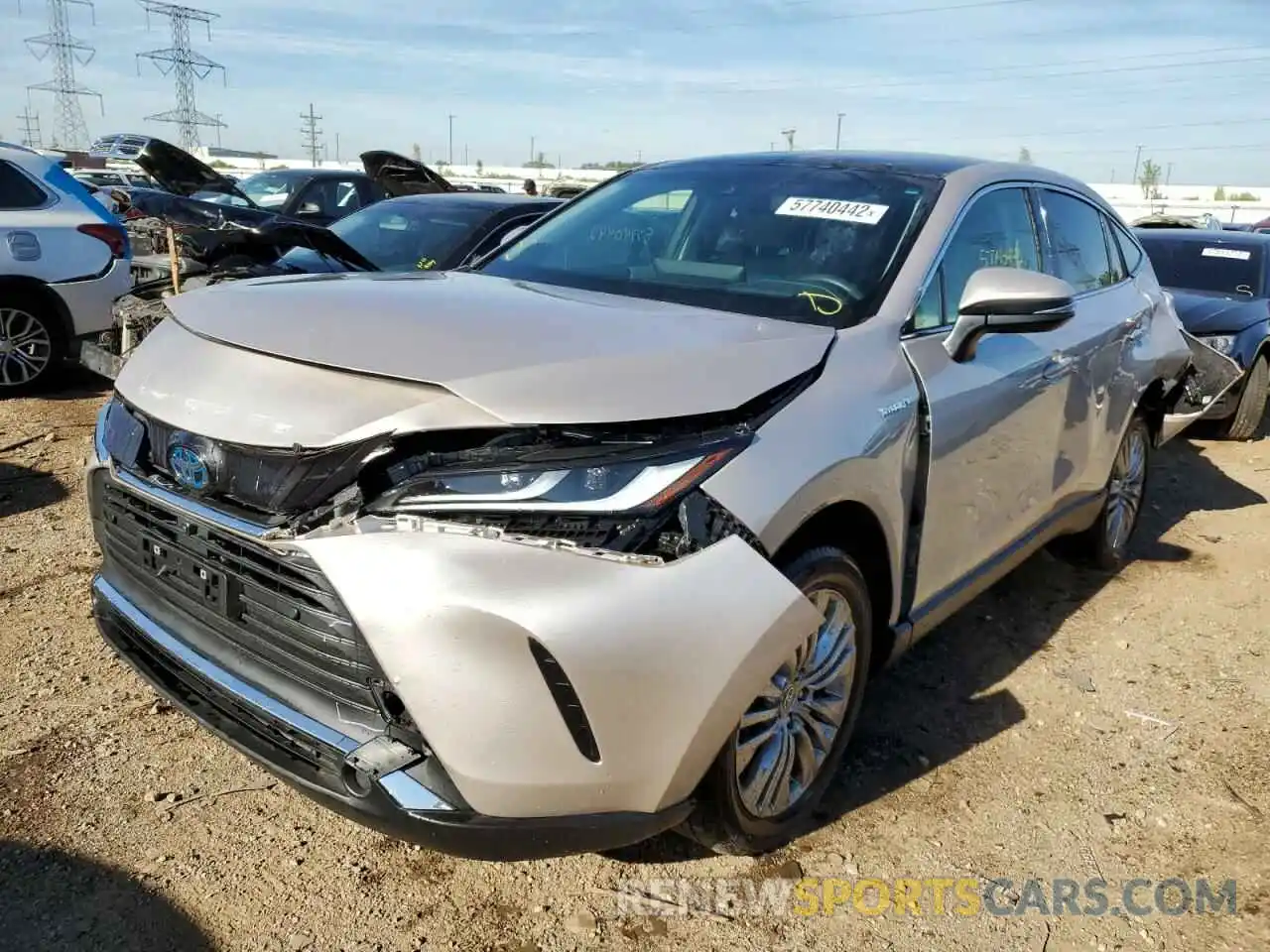 2 Фотография поврежденного автомобиля JTEAAAAH5MJ013947 TOYOTA VENZA 2021