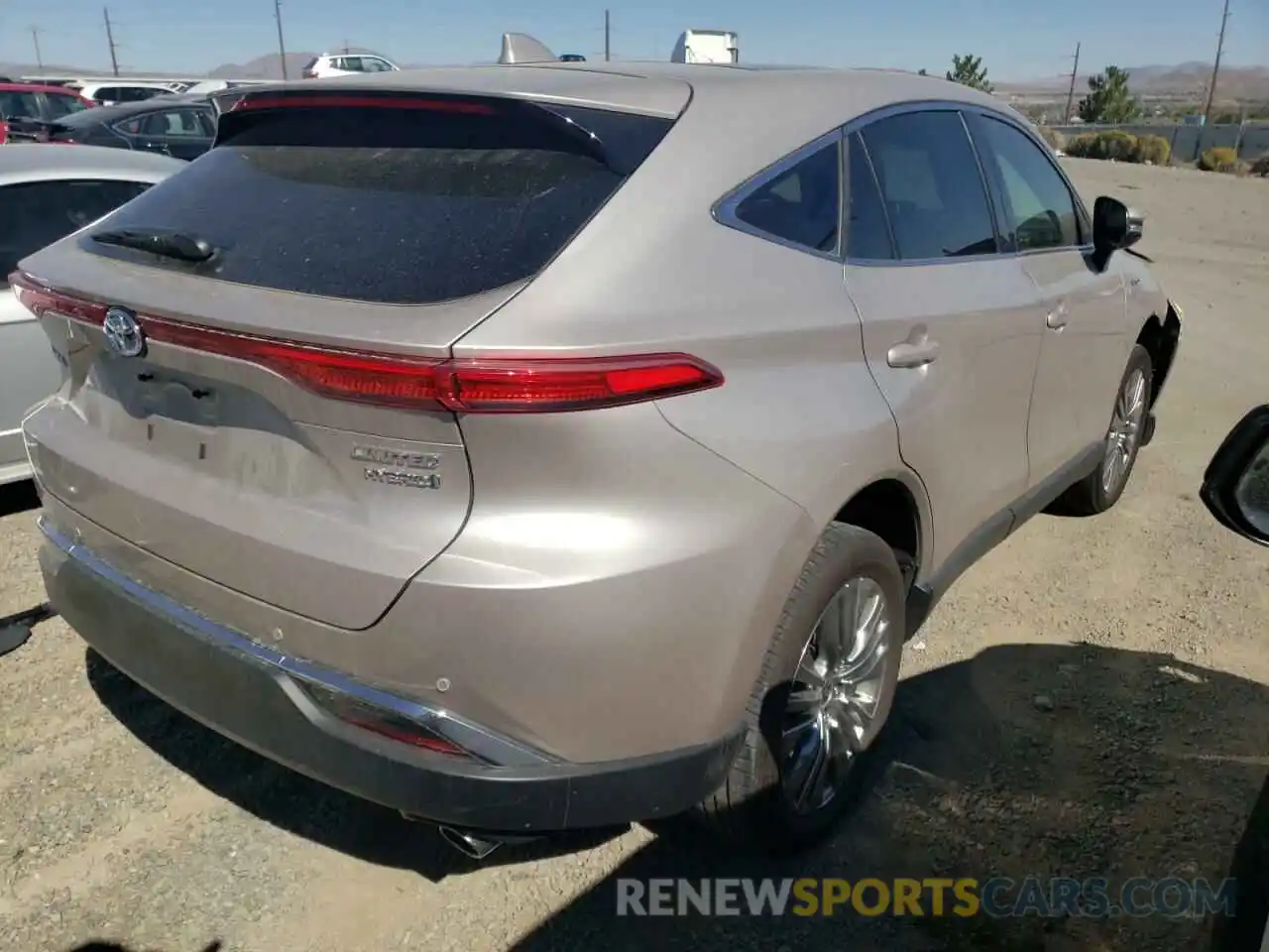 4 Фотография поврежденного автомобиля JTEAAAAH5MJ015648 TOYOTA VENZA 2021