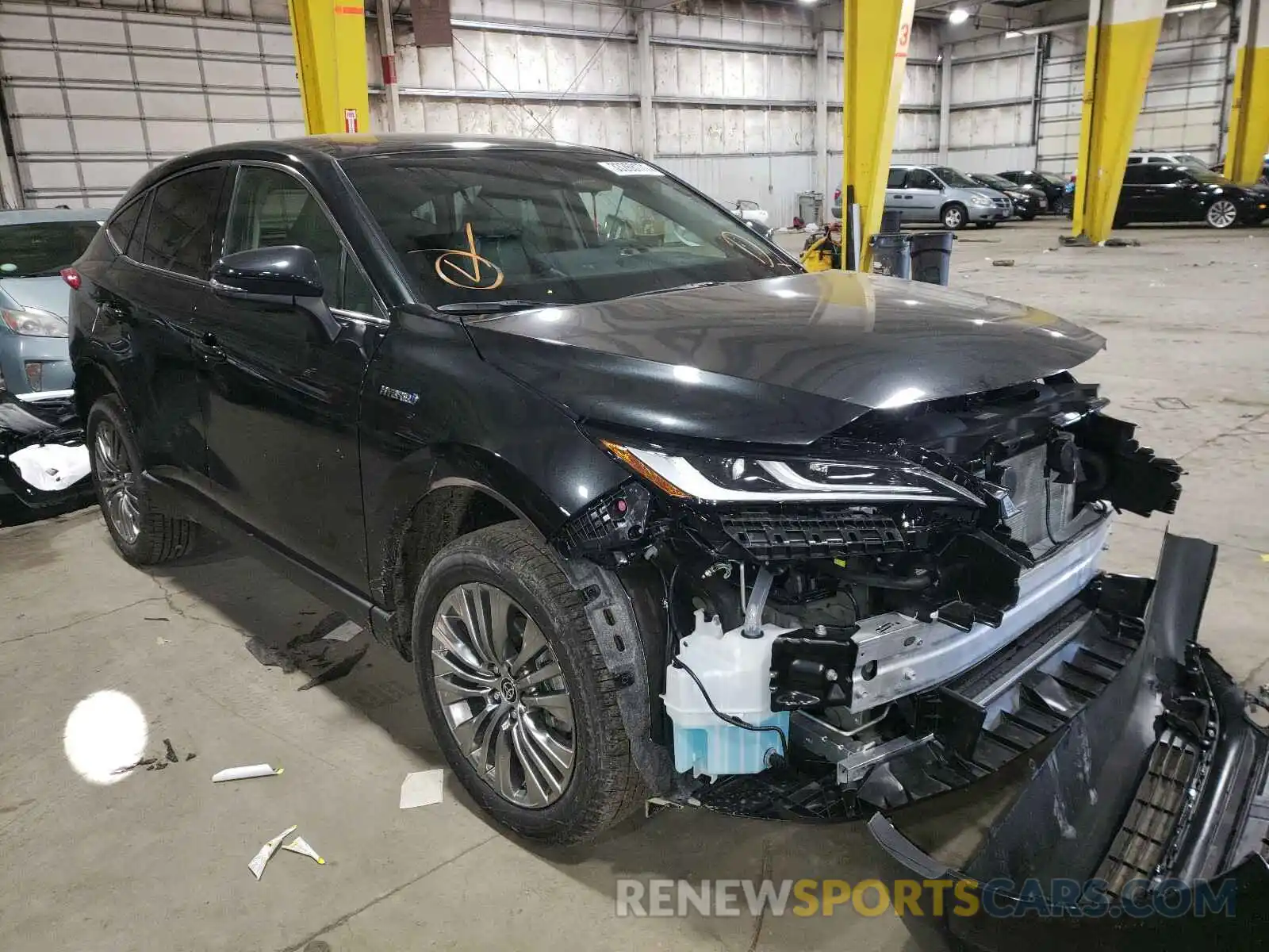 1 Photograph of a damaged car JTEAAAAH5MJ016461 TOYOTA VENZA 2021