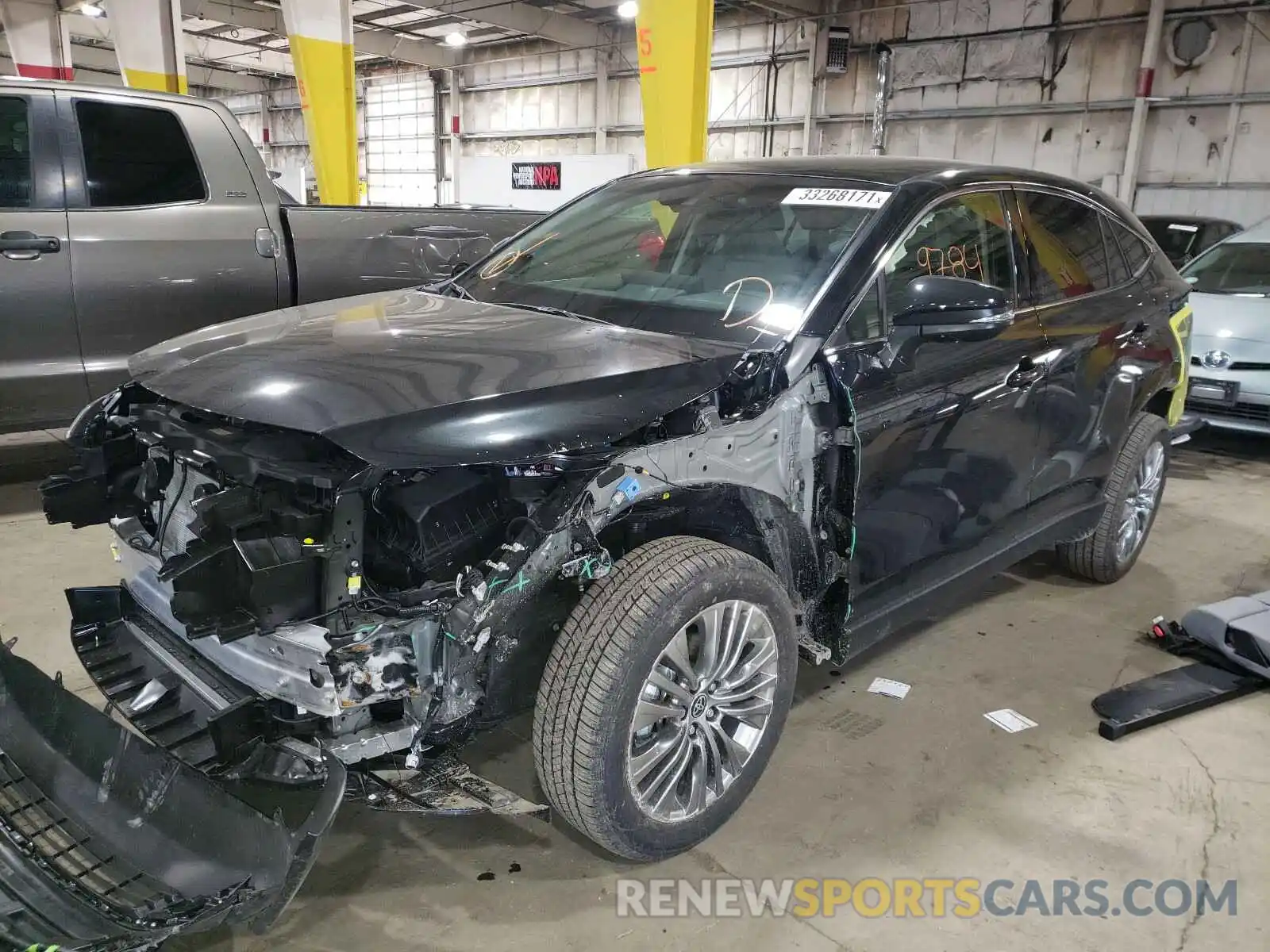 2 Photograph of a damaged car JTEAAAAH5MJ016461 TOYOTA VENZA 2021