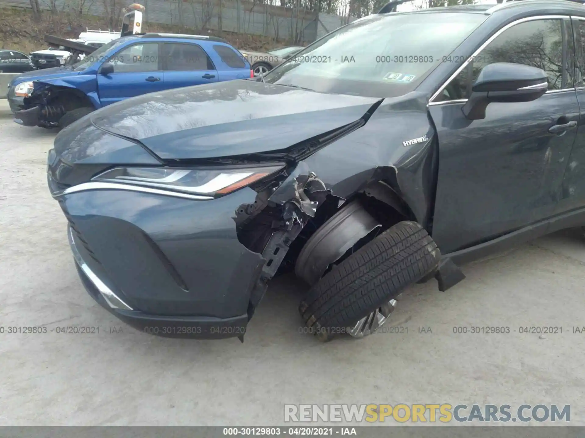 6 Photograph of a damaged car JTEAAAAH5MJ024883 TOYOTA VENZA 2021