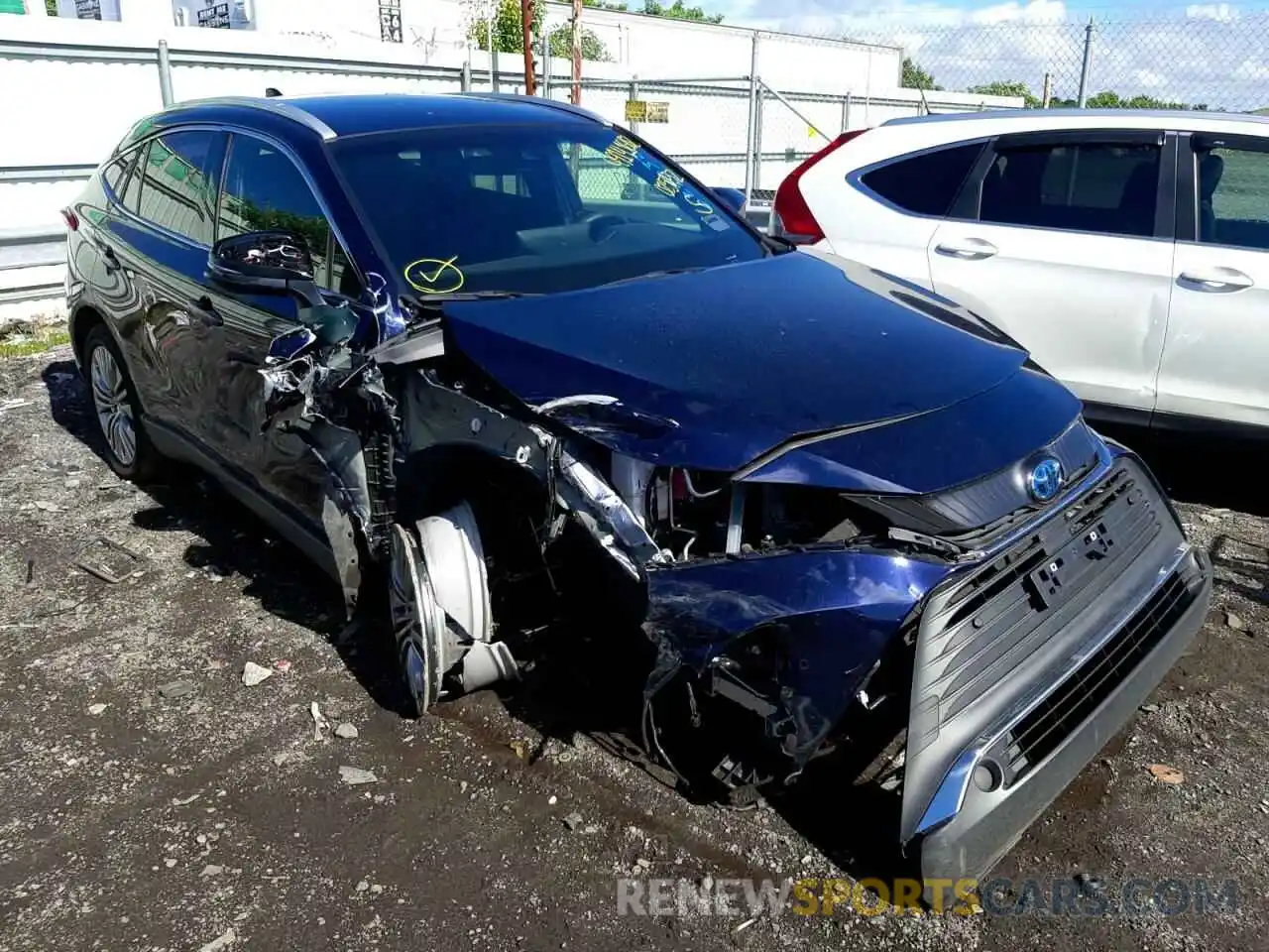 1 Photograph of a damaged car JTEAAAAH5MJ025032 TOYOTA VENZA 2021