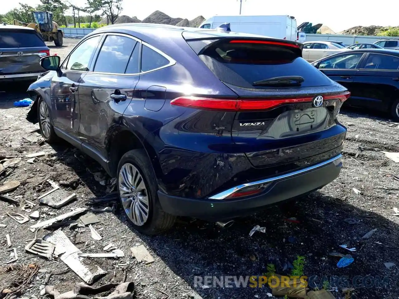 3 Photograph of a damaged car JTEAAAAH5MJ025032 TOYOTA VENZA 2021