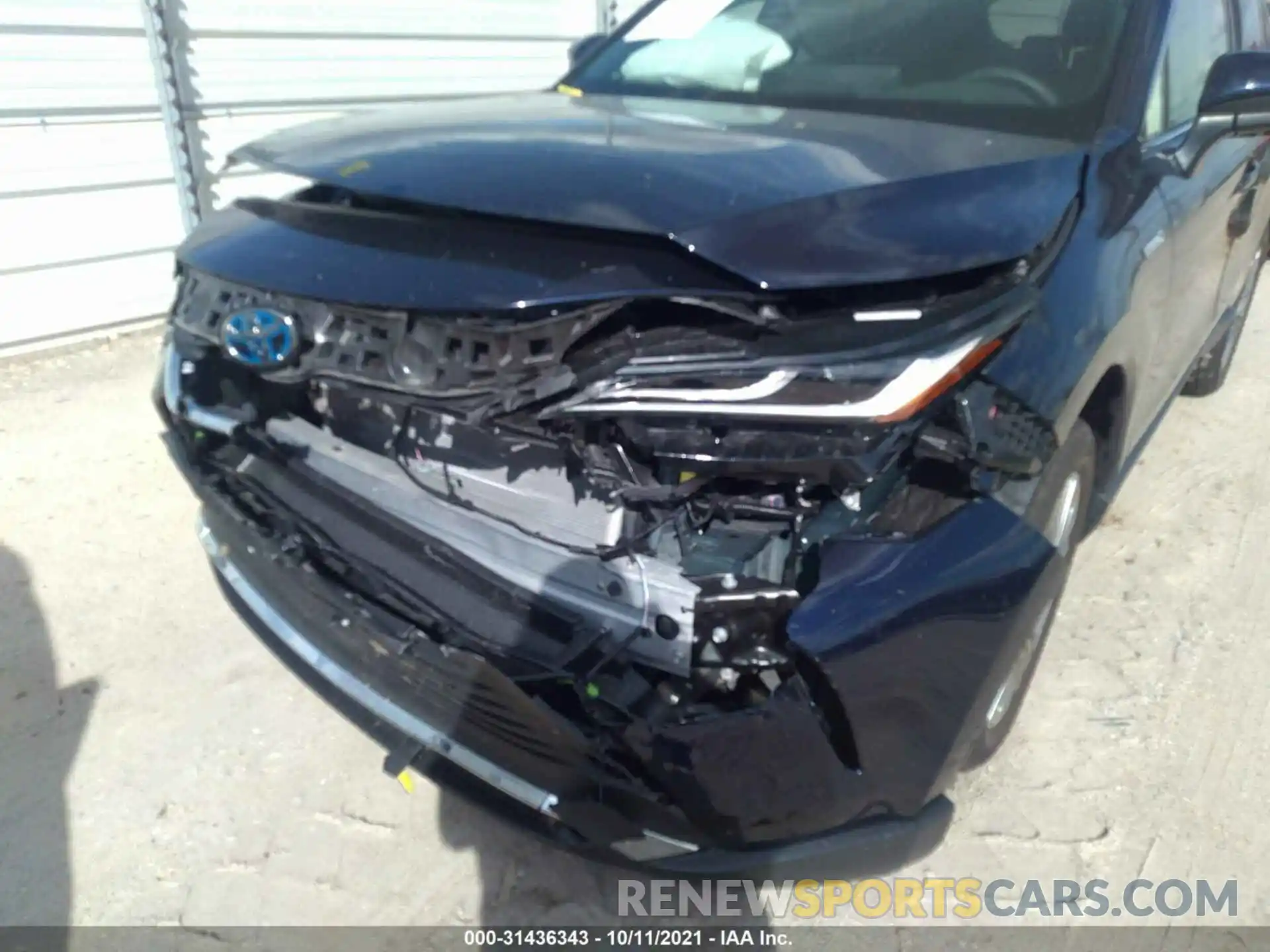 6 Photograph of a damaged car JTEAAAAH5MJ026181 TOYOTA VENZA 2021