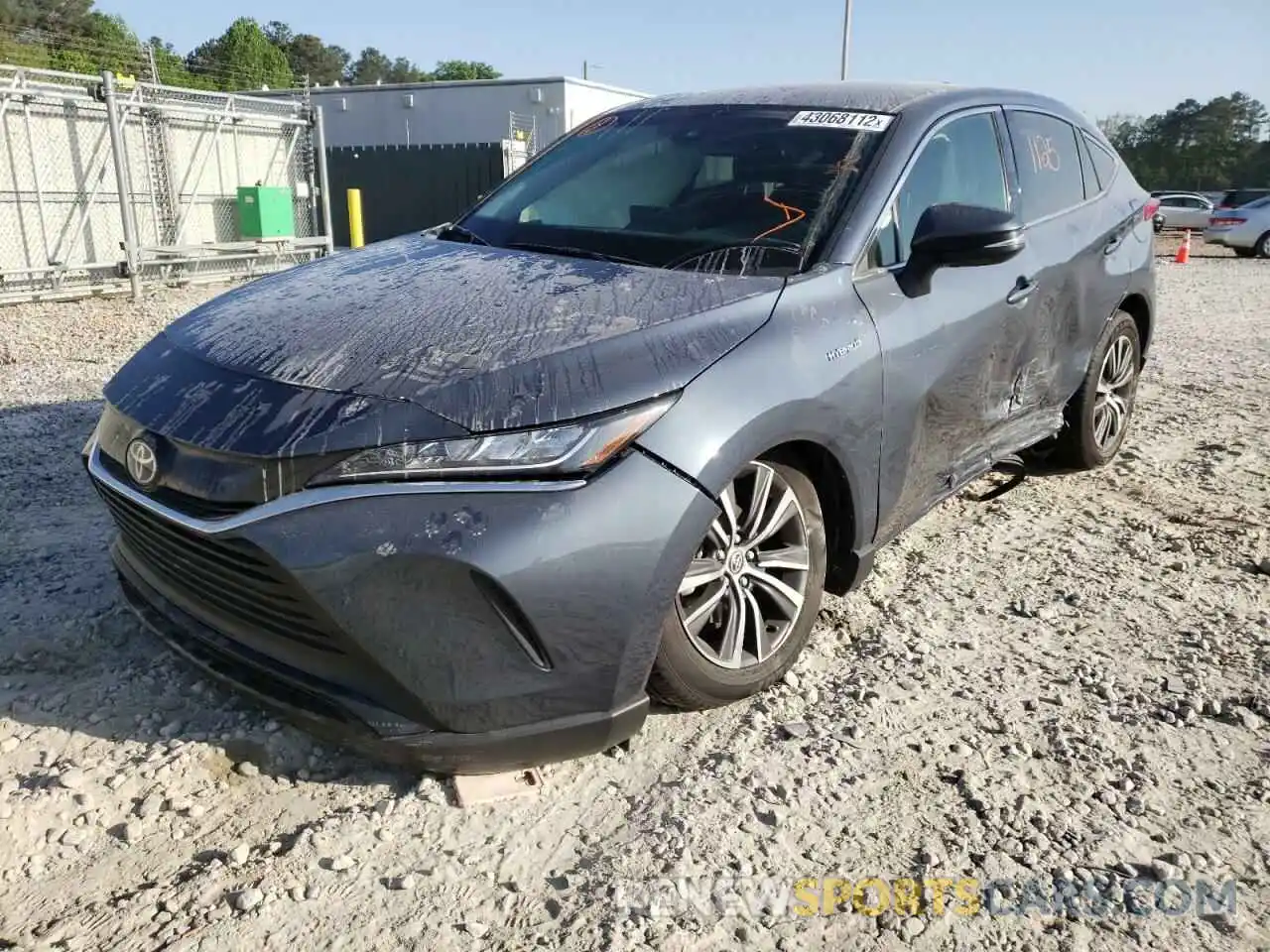 2 Photograph of a damaged car JTEAAAAH5MJ026472 TOYOTA VENZA 2021