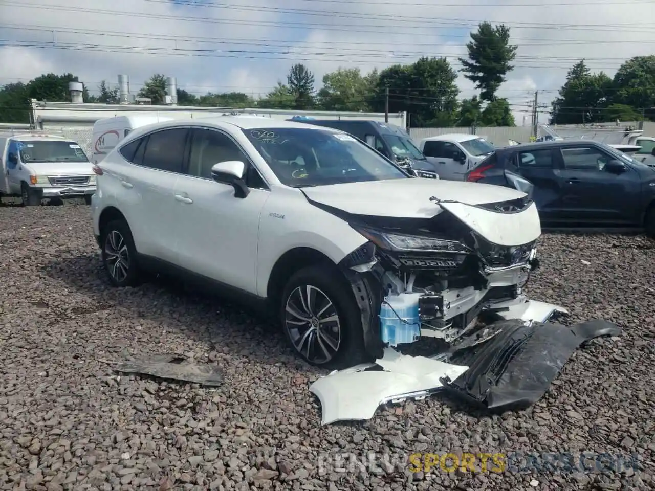 1 Photograph of a damaged car JTEAAAAH5MJ026696 TOYOTA VENZA 2021