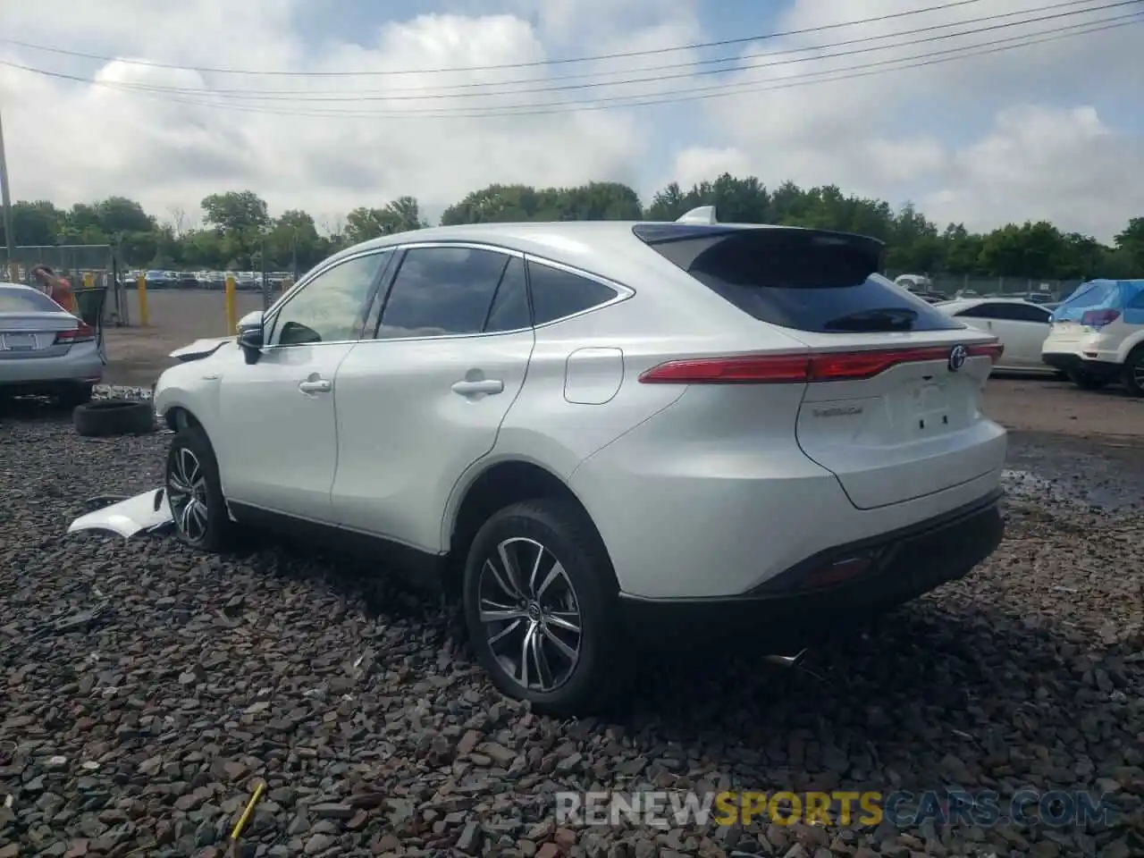 3 Photograph of a damaged car JTEAAAAH5MJ026696 TOYOTA VENZA 2021