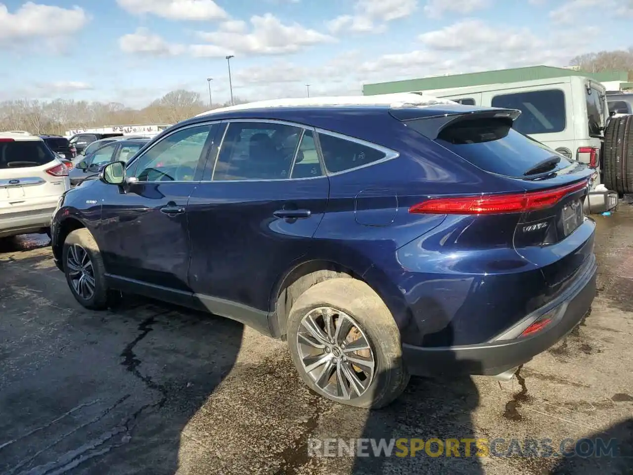 2 Photograph of a damaged car JTEAAAAH5MJ029601 TOYOTA VENZA 2021