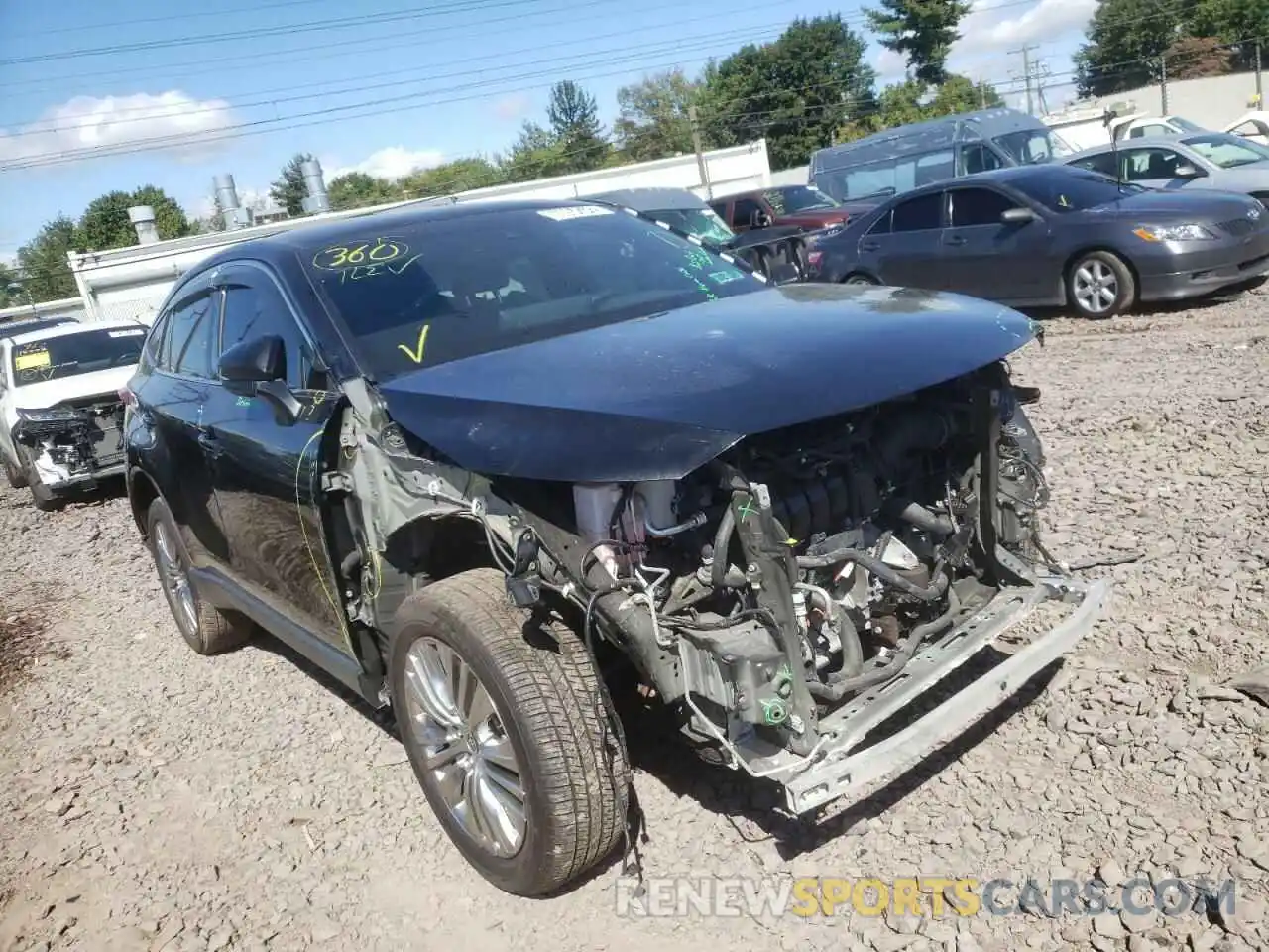 1 Photograph of a damaged car JTEAAAAH5MJ030313 TOYOTA VENZA 2021