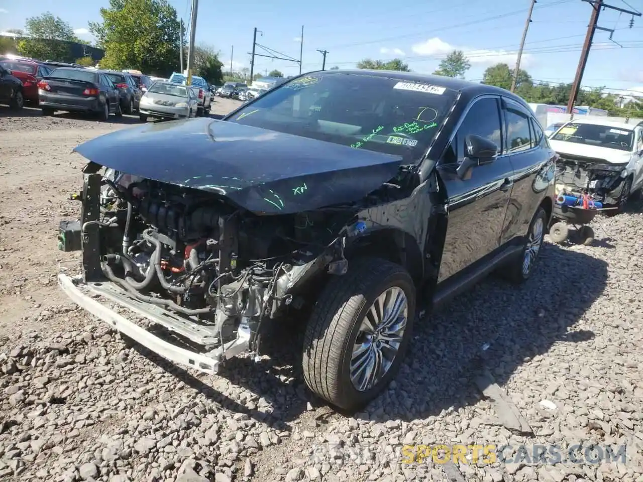 2 Photograph of a damaged car JTEAAAAH5MJ030313 TOYOTA VENZA 2021