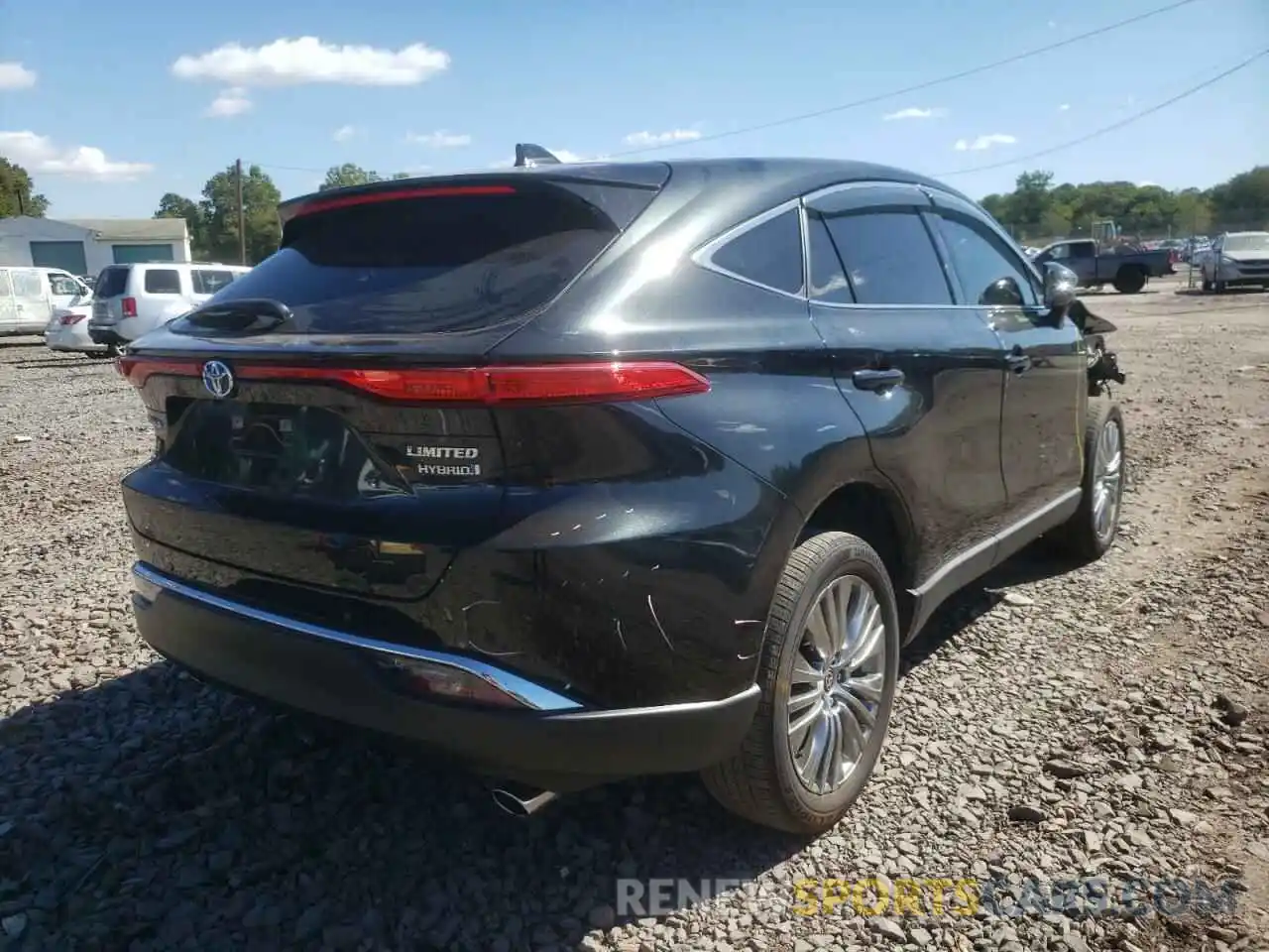 4 Photograph of a damaged car JTEAAAAH5MJ030313 TOYOTA VENZA 2021