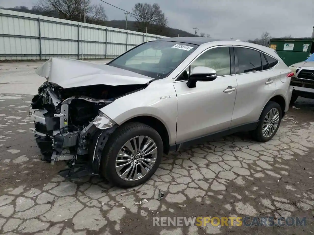 1 Photograph of a damaged car JTEAAAAH5MJ030540 TOYOTA VENZA 2021