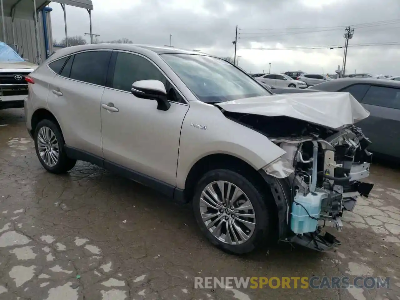 4 Photograph of a damaged car JTEAAAAH5MJ030540 TOYOTA VENZA 2021