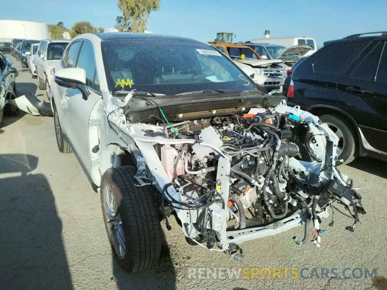 1 Photograph of a damaged car JTEAAAAH5MJ039089 TOYOTA VENZA 2021