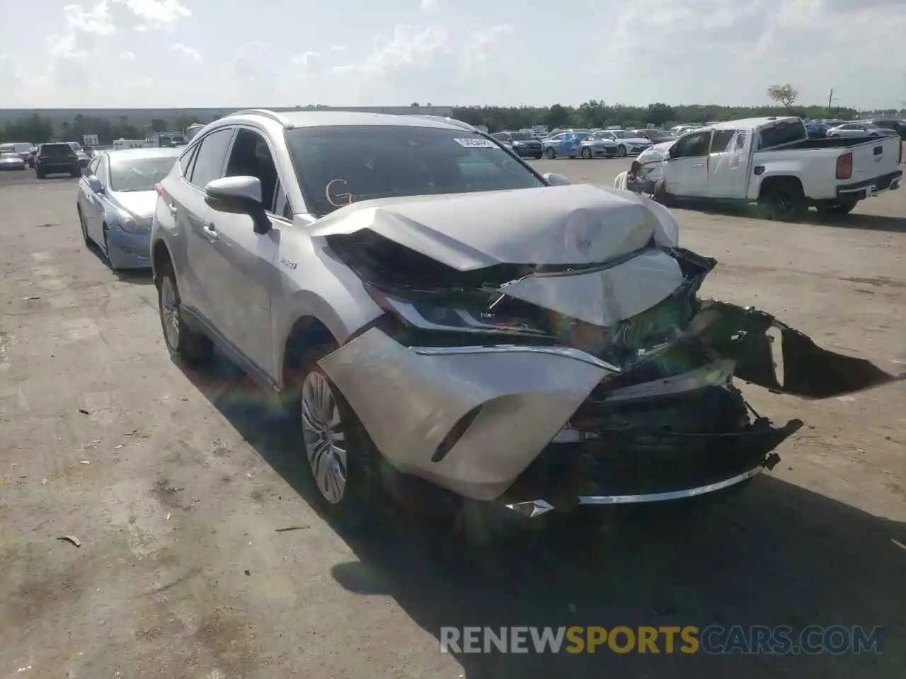 1 Photograph of a damaged car JTEAAAAH5MJ040940 TOYOTA VENZA 2021