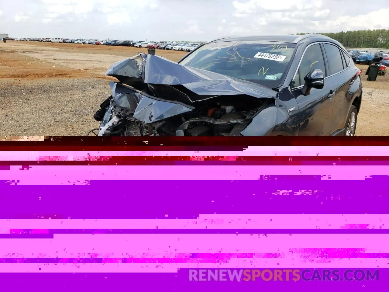 2 Photograph of a damaged car JTEAAAAH5MJ043109 TOYOTA VENZA 2021