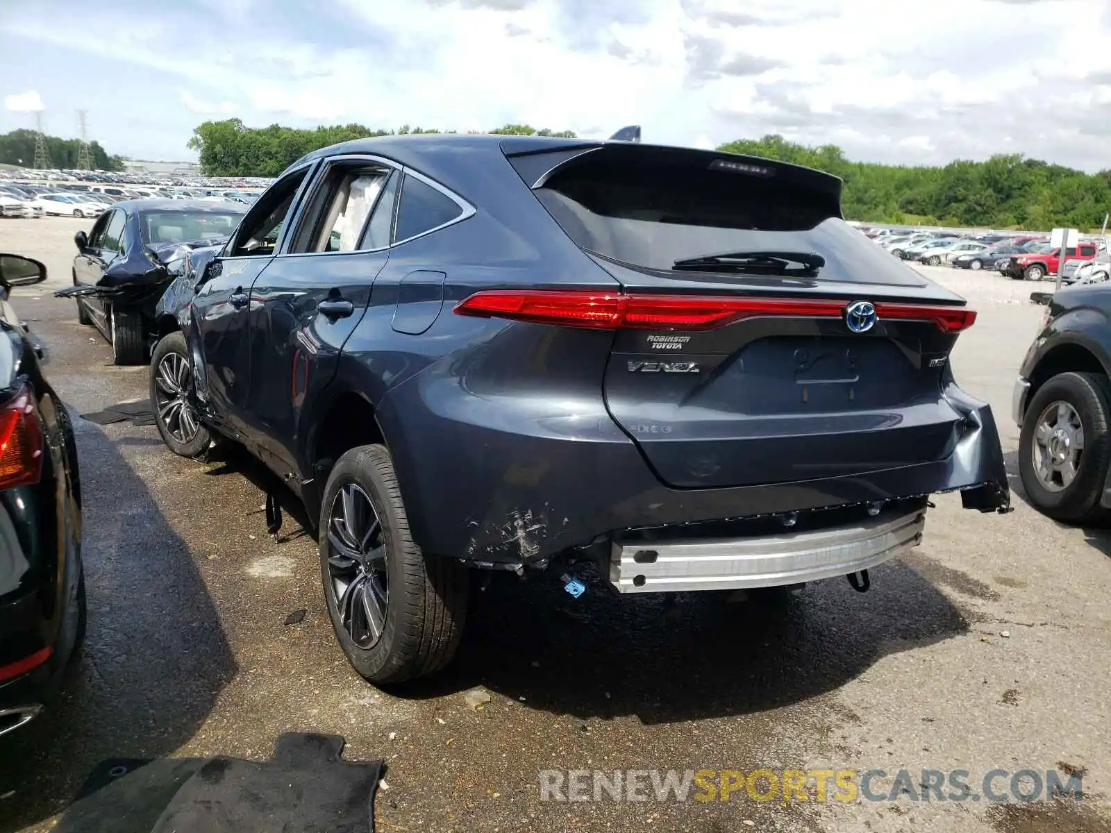 3 Photograph of a damaged car JTEAAAAH5MJ049055 TOYOTA VENZA 2021