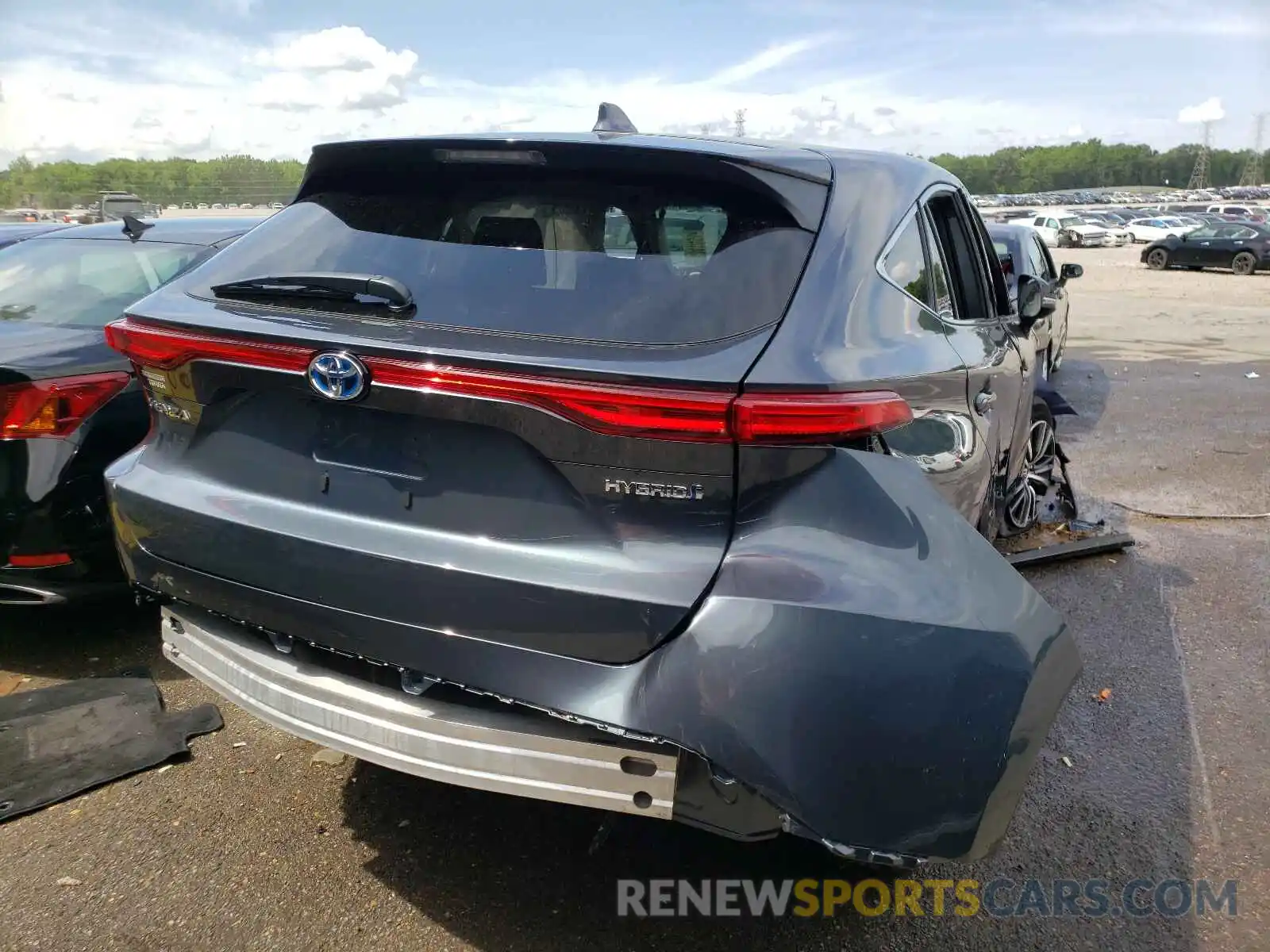 4 Photograph of a damaged car JTEAAAAH5MJ049055 TOYOTA VENZA 2021