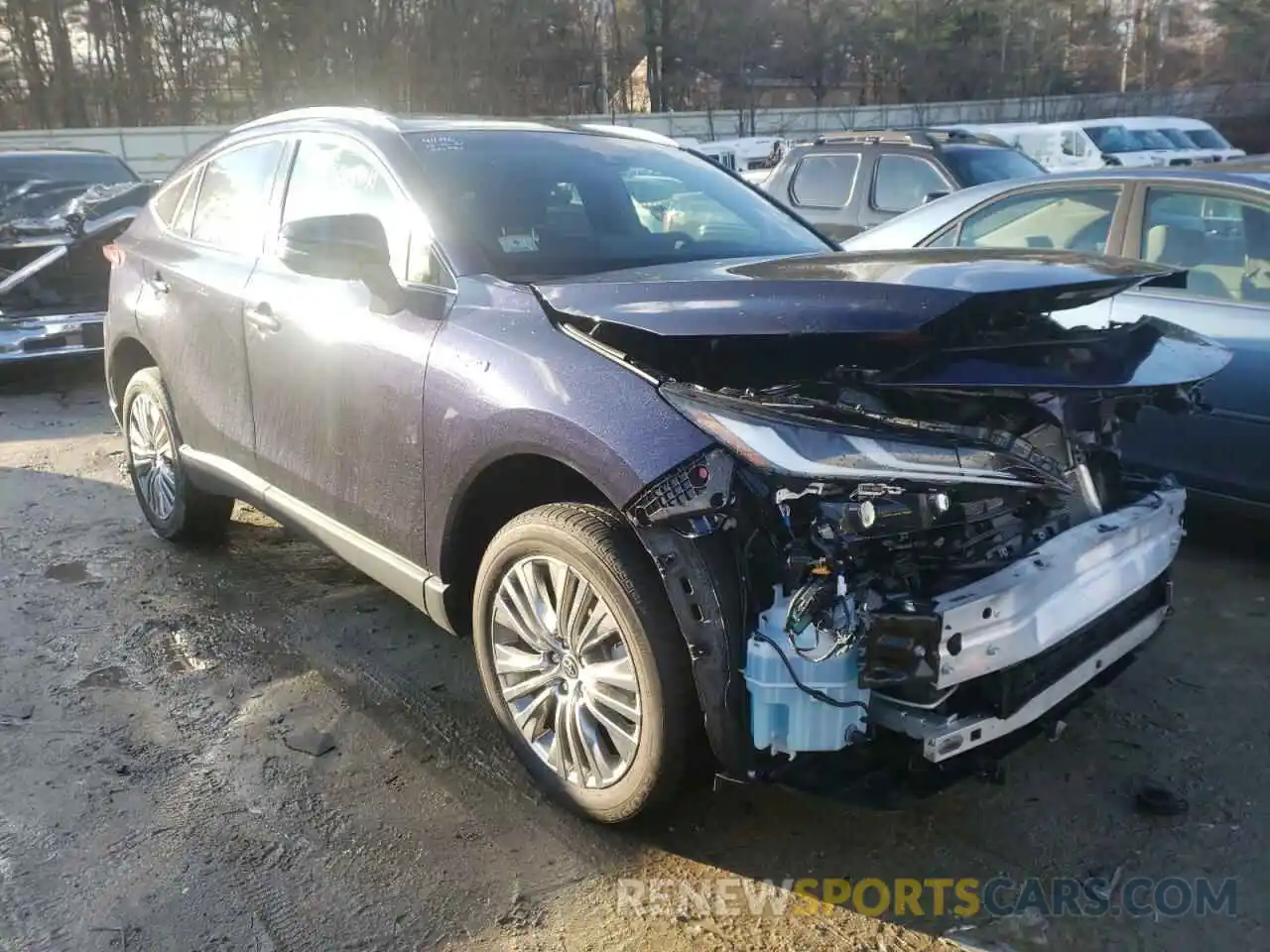 1 Photograph of a damaged car JTEAAAAH5MJ051551 TOYOTA VENZA 2021