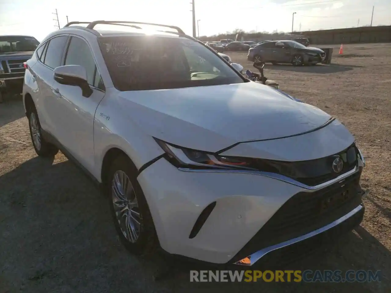 1 Photograph of a damaged car JTEAAAAH5MJ058466 TOYOTA VENZA 2021