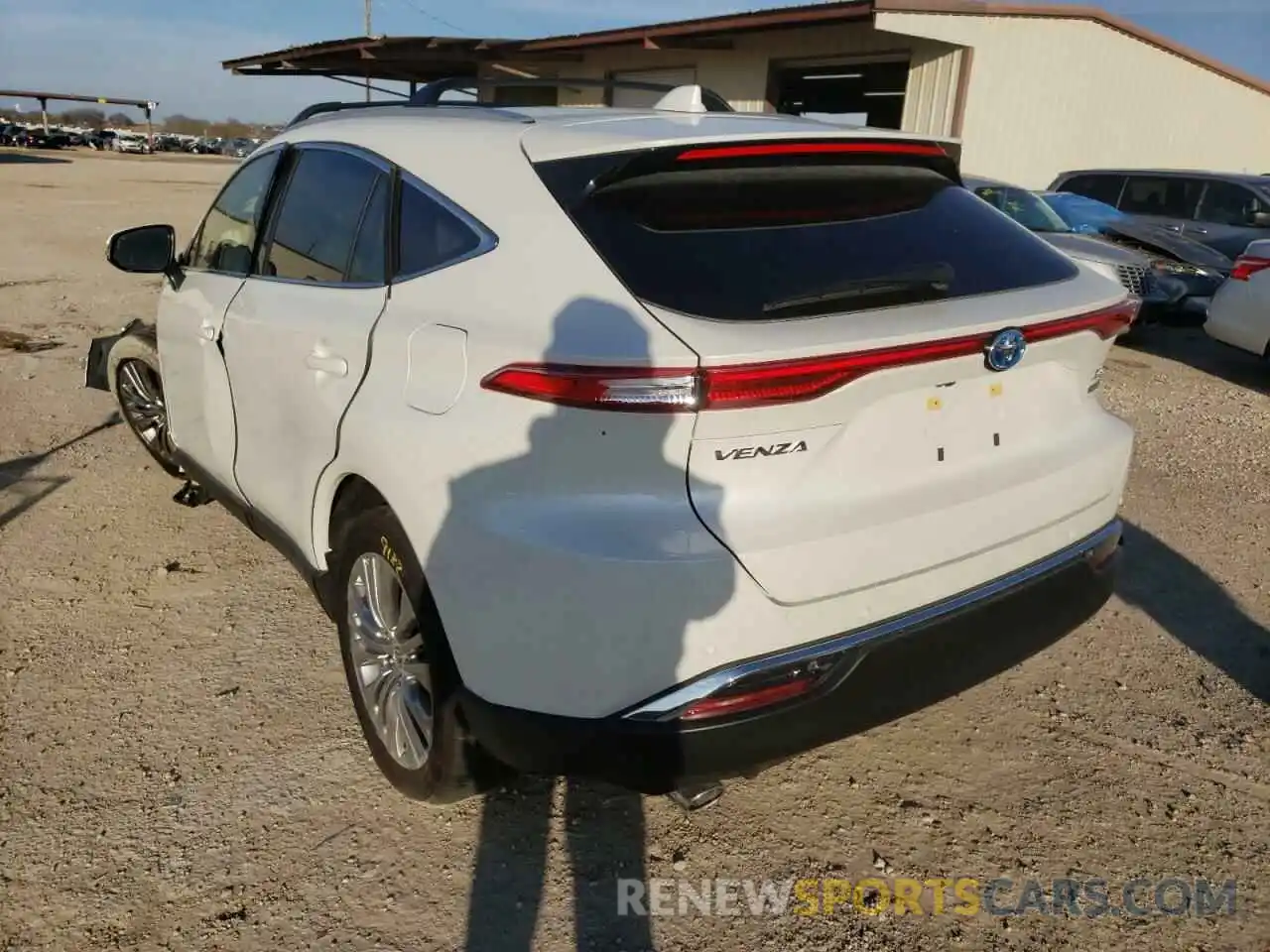 3 Photograph of a damaged car JTEAAAAH5MJ058466 TOYOTA VENZA 2021