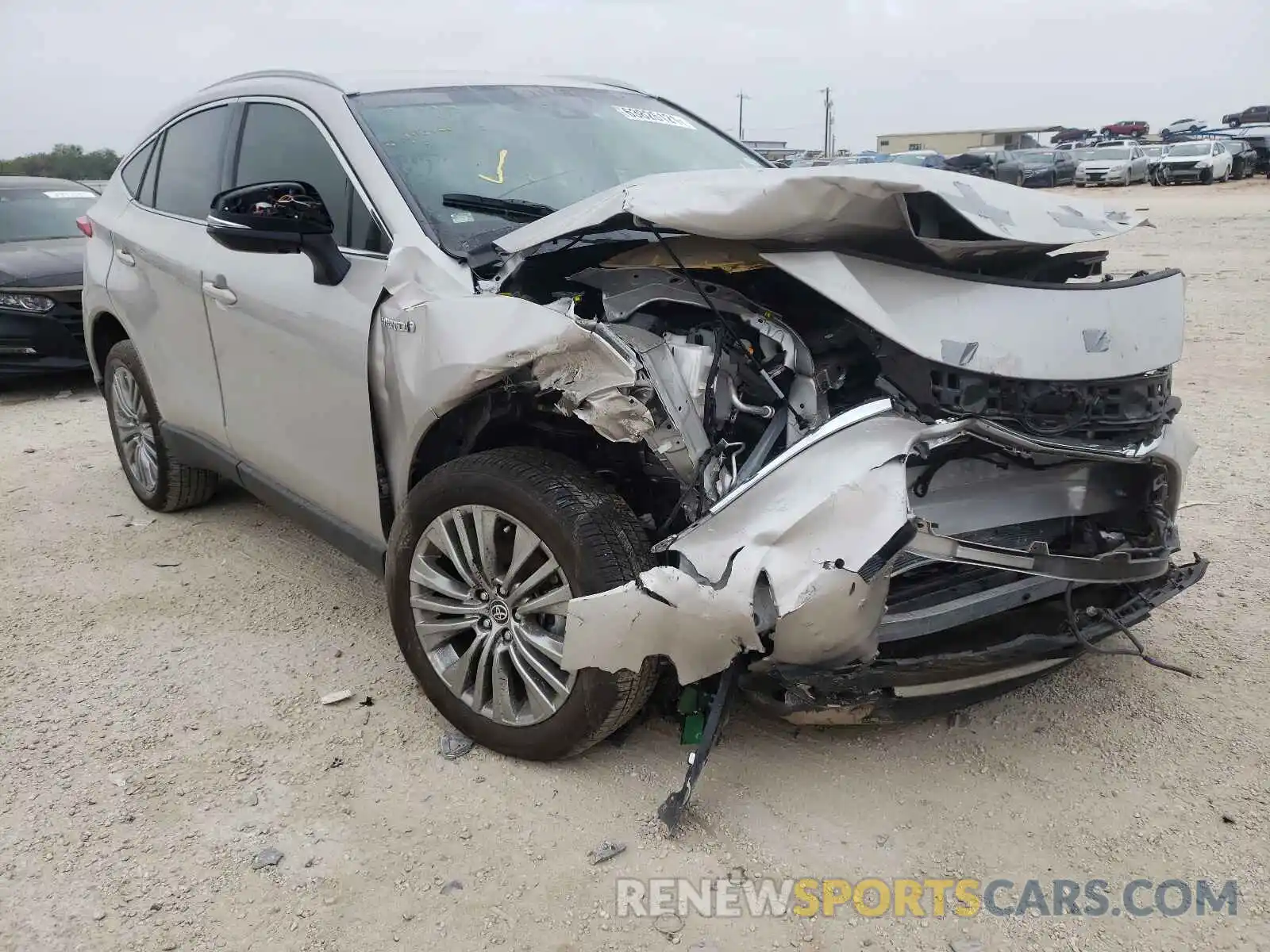 1 Photograph of a damaged car JTEAAAAH5MJ058645 TOYOTA VENZA 2021