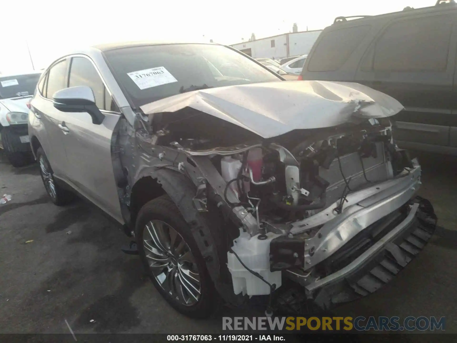 1 Photograph of a damaged car JTEAAAAH5MJ059018 TOYOTA VENZA 2021