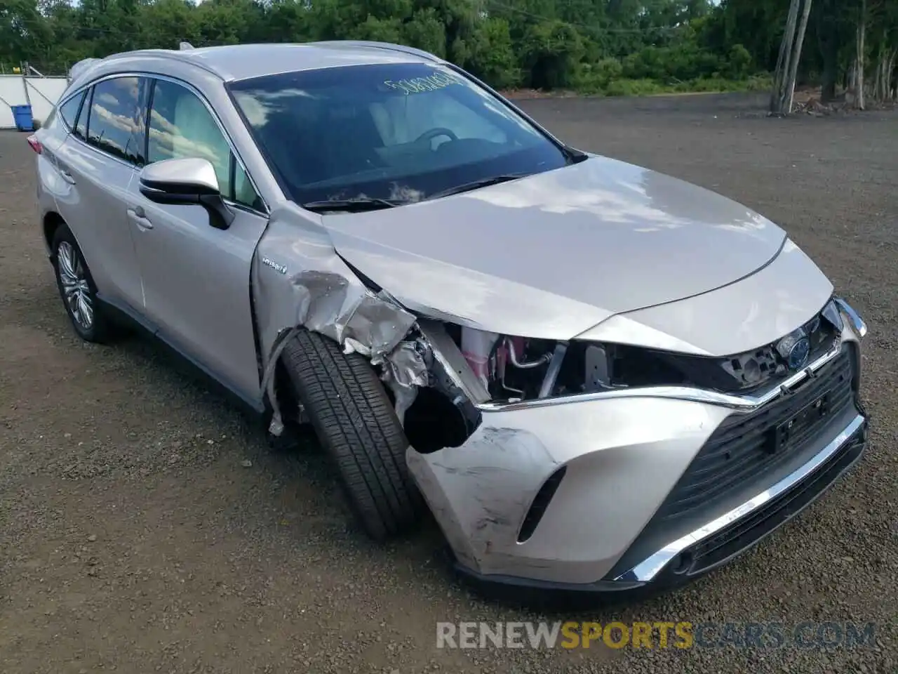 1 Photograph of a damaged car JTEAAAAH5MJ064154 TOYOTA VENZA 2021