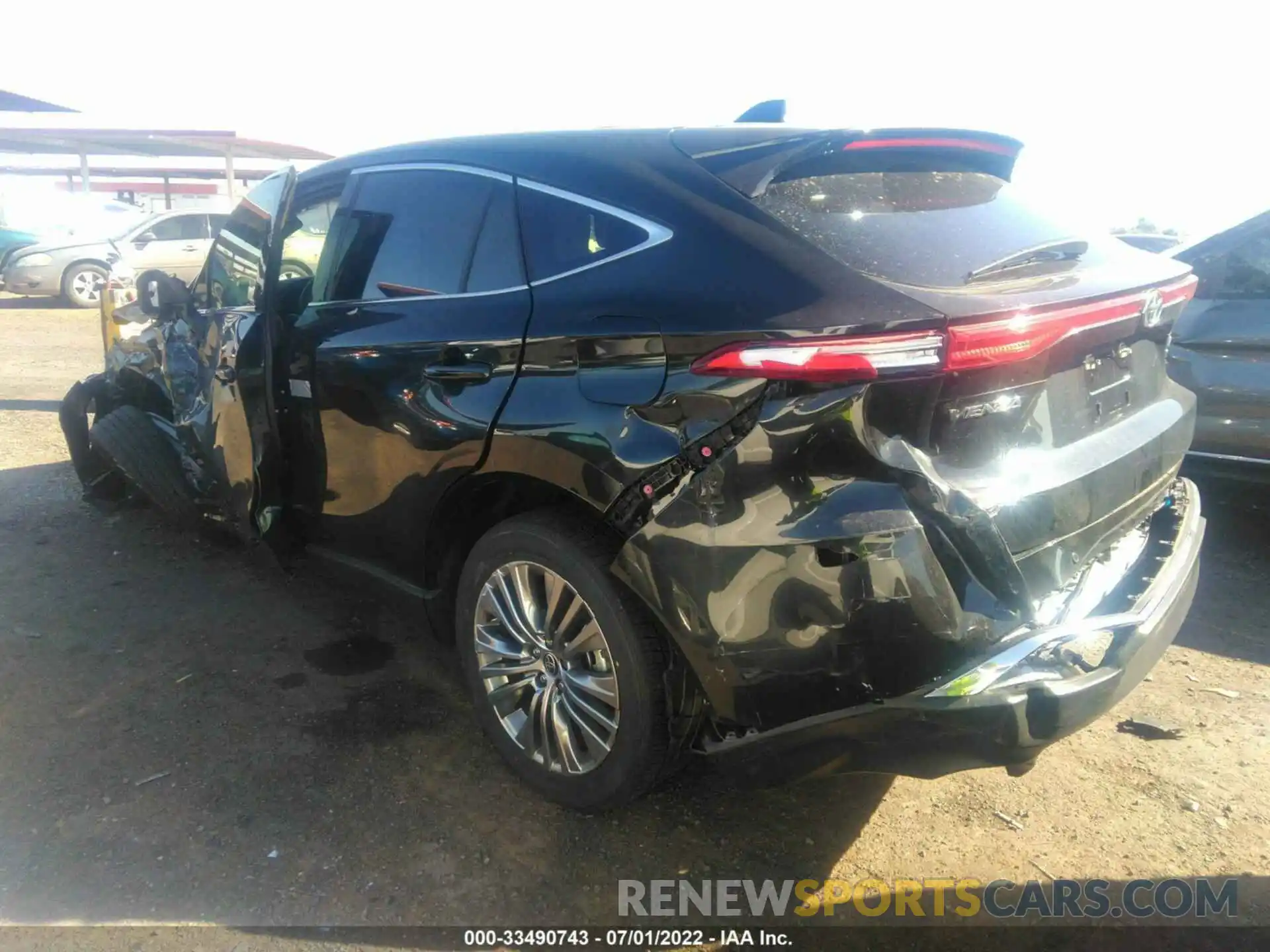 3 Photograph of a damaged car JTEAAAAH5MJ065207 TOYOTA VENZA 2021