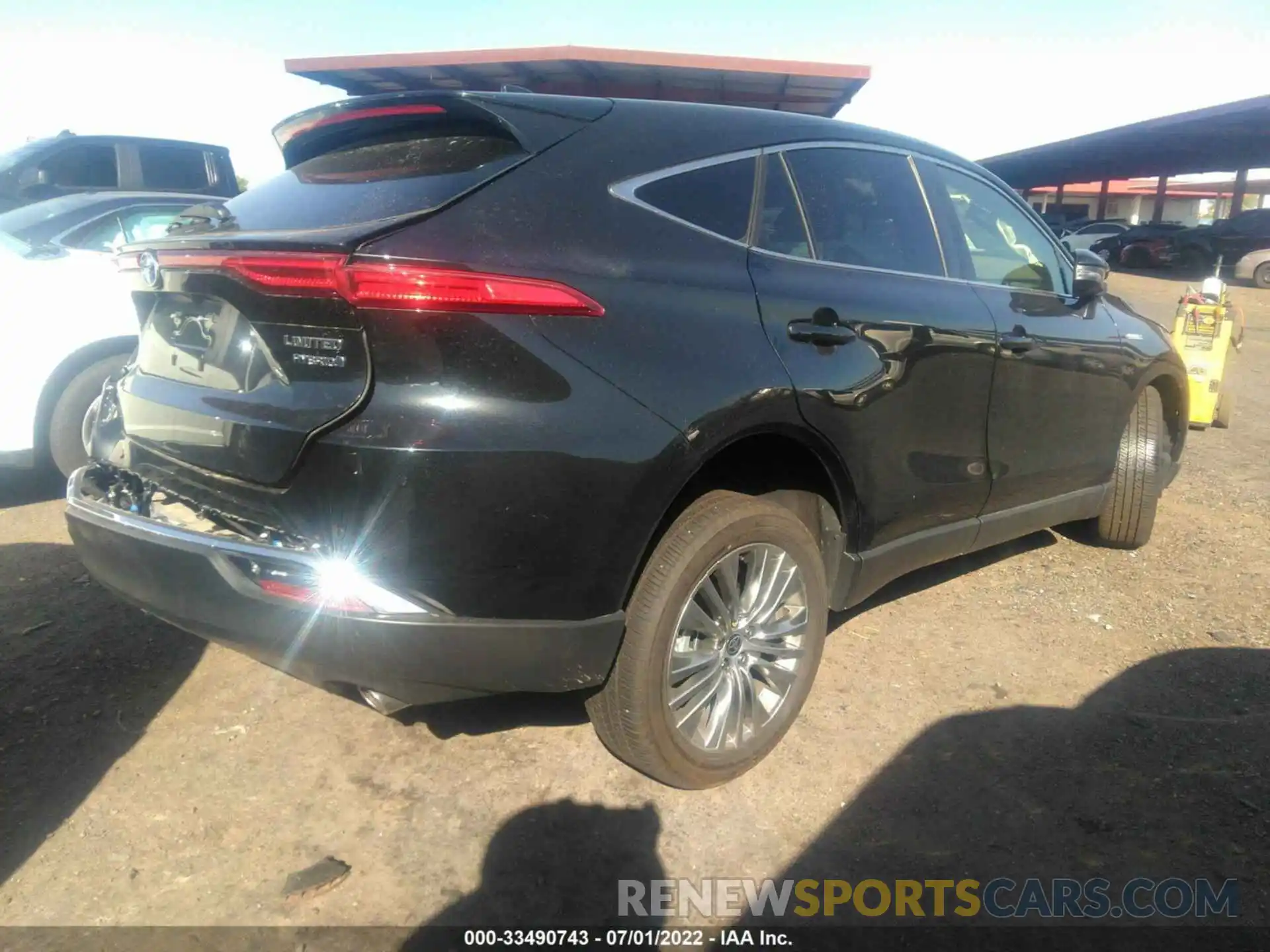 4 Photograph of a damaged car JTEAAAAH5MJ065207 TOYOTA VENZA 2021