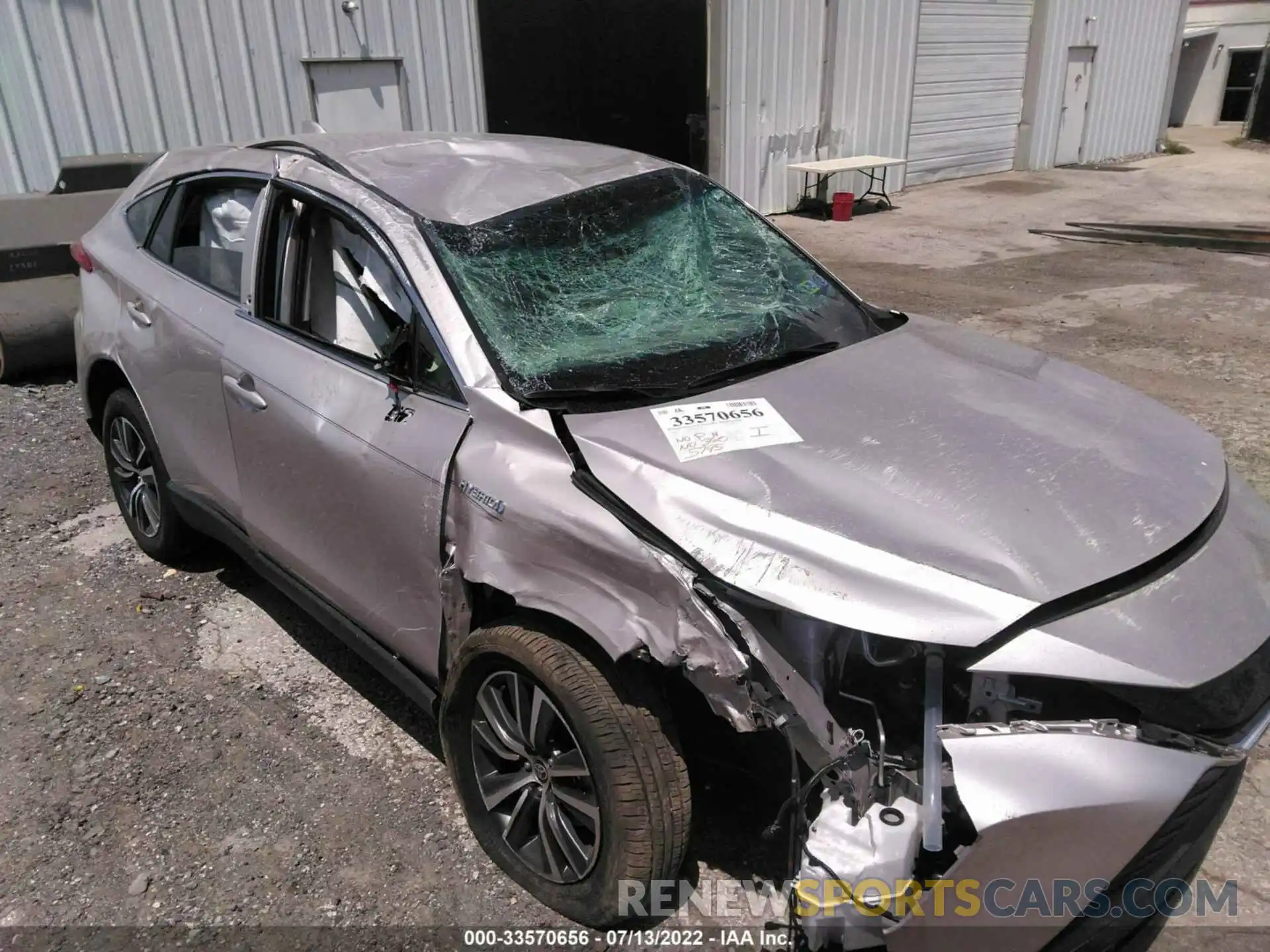 6 Photograph of a damaged car JTEAAAAH5MJ070102 TOYOTA VENZA 2021