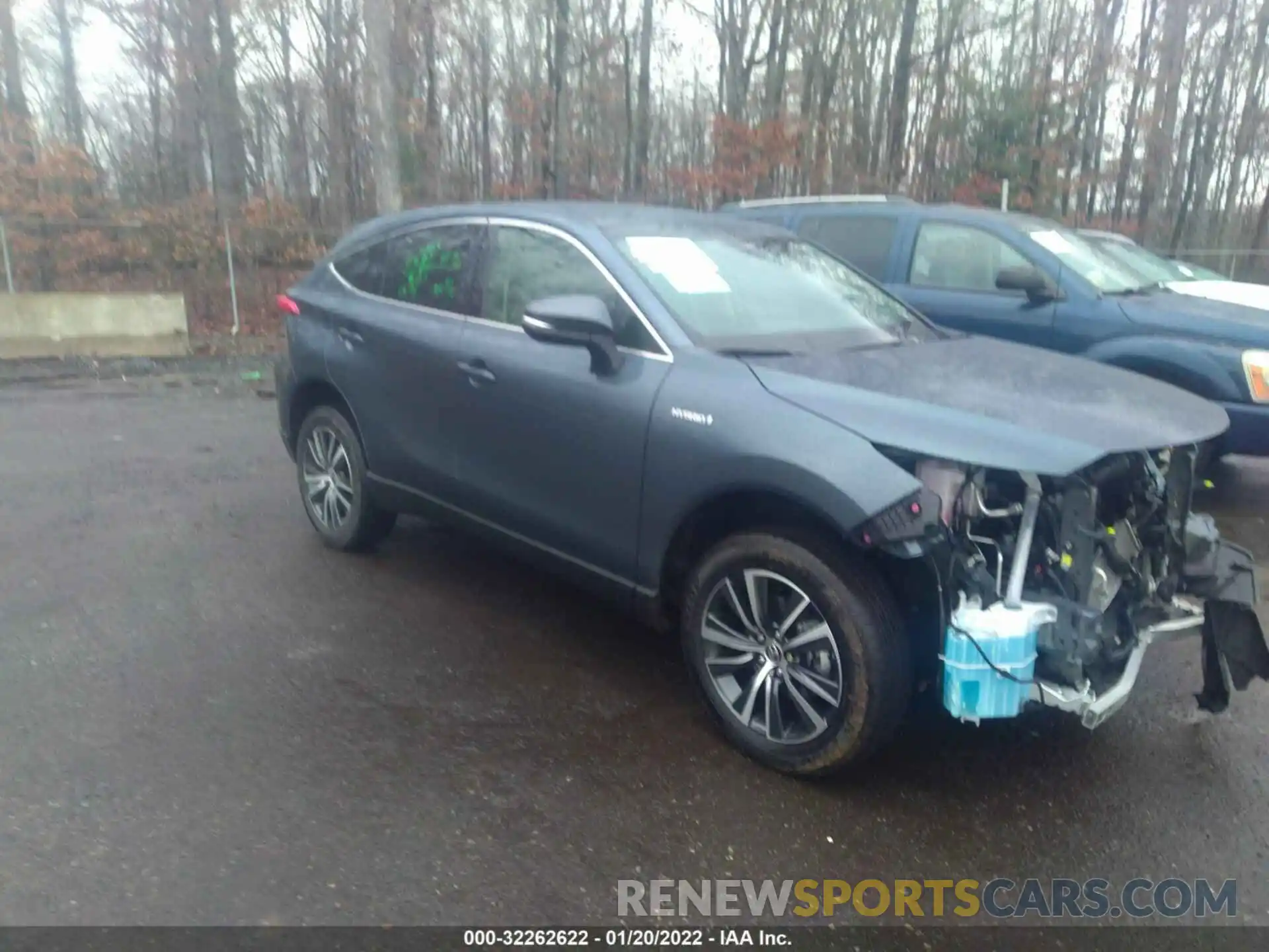 1 Photograph of a damaged car JTEAAAAH5MJ073887 TOYOTA VENZA 2021