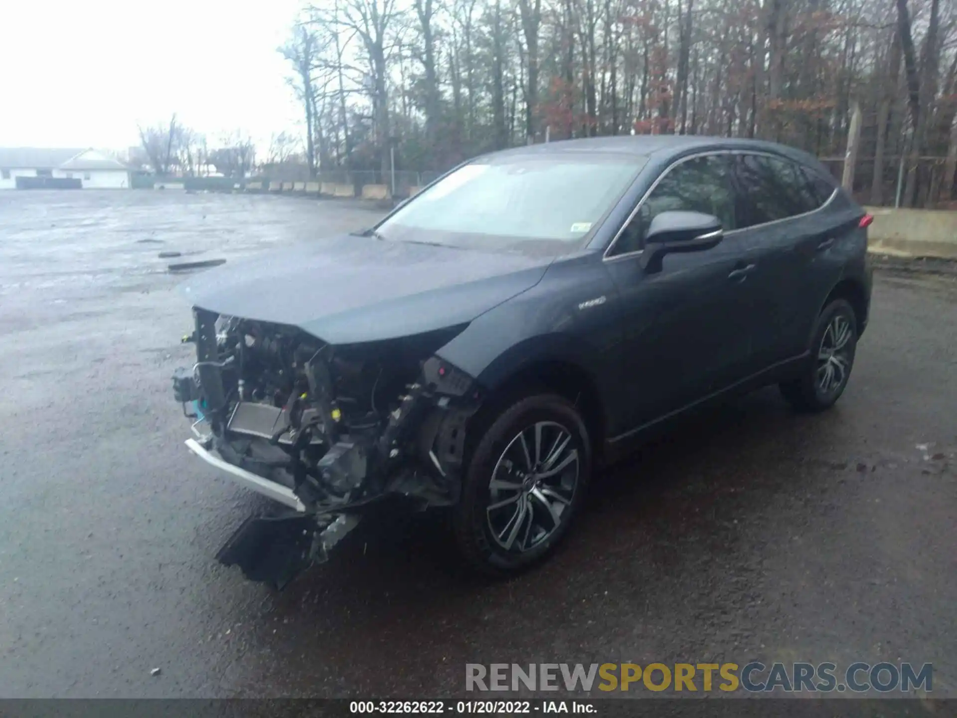 2 Photograph of a damaged car JTEAAAAH5MJ073887 TOYOTA VENZA 2021