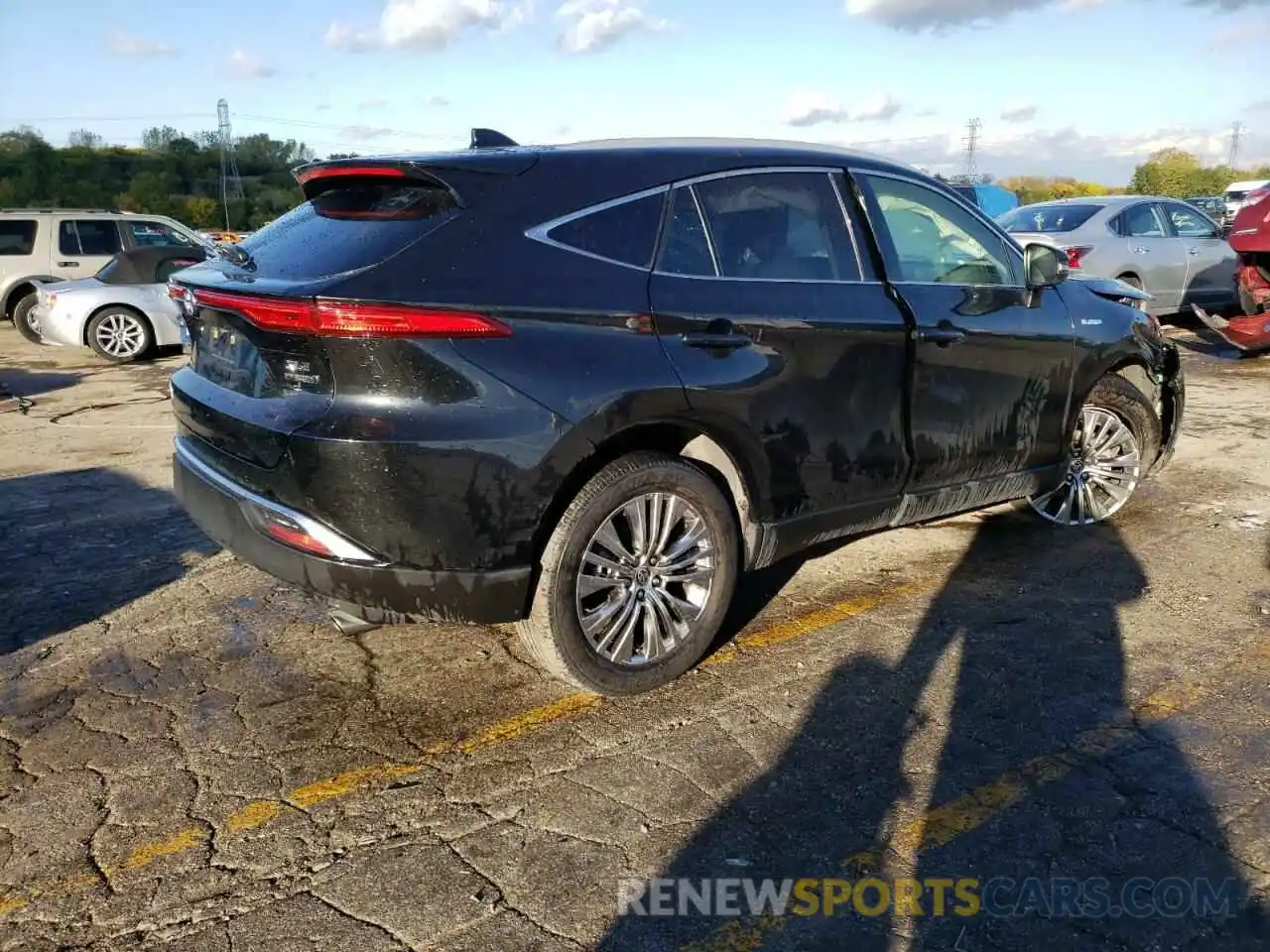 3 Photograph of a damaged car JTEAAAAH5MJ083058 TOYOTA VENZA 2021