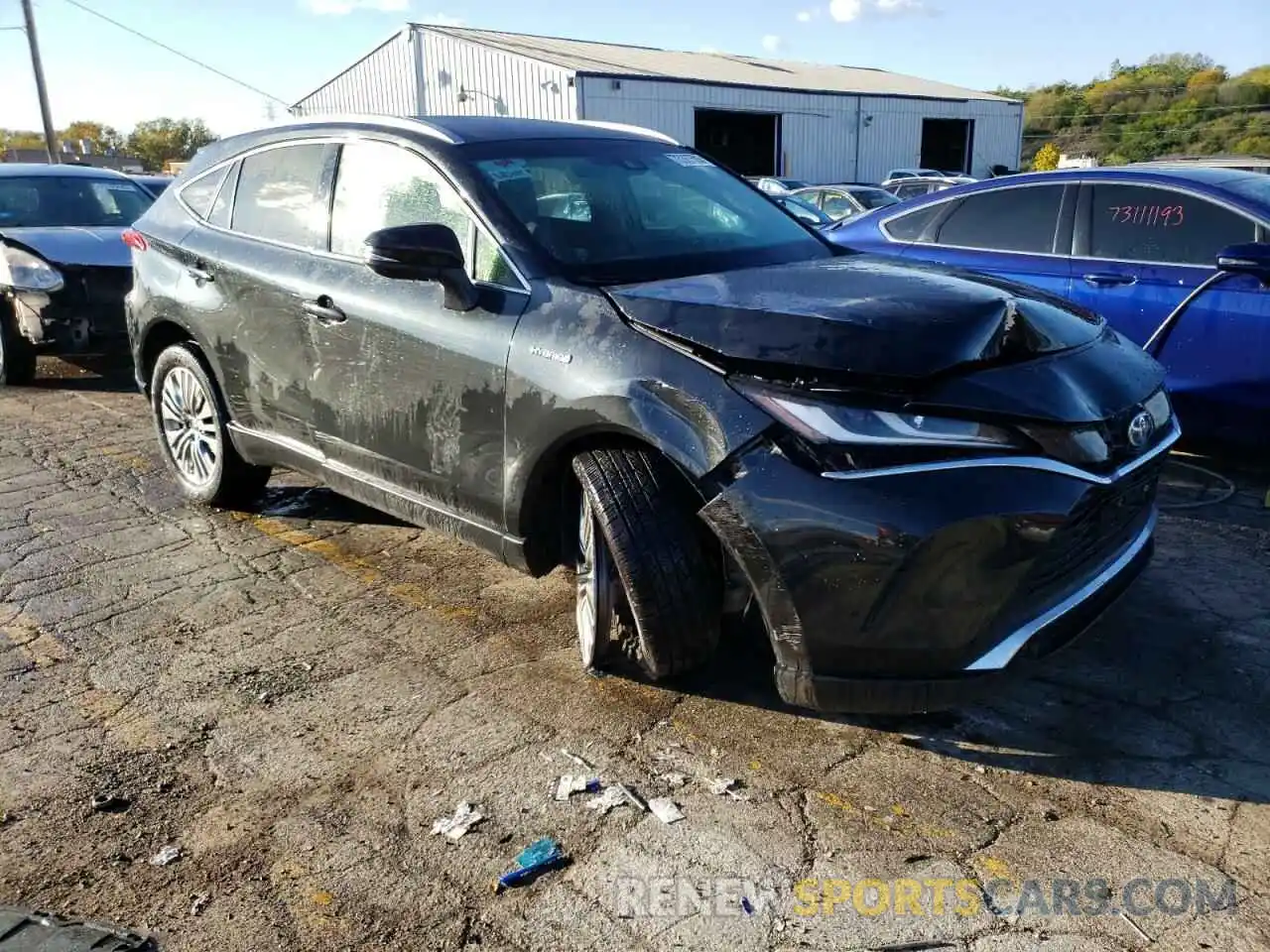 4 Photograph of a damaged car JTEAAAAH5MJ083058 TOYOTA VENZA 2021