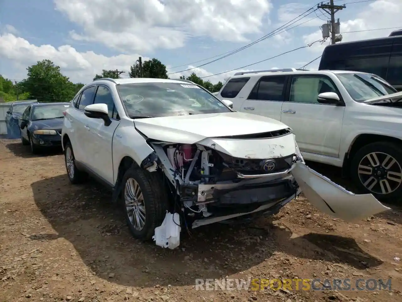 1 Photograph of a damaged car JTEAAAAH5MJ084940 TOYOTA VENZA 2021