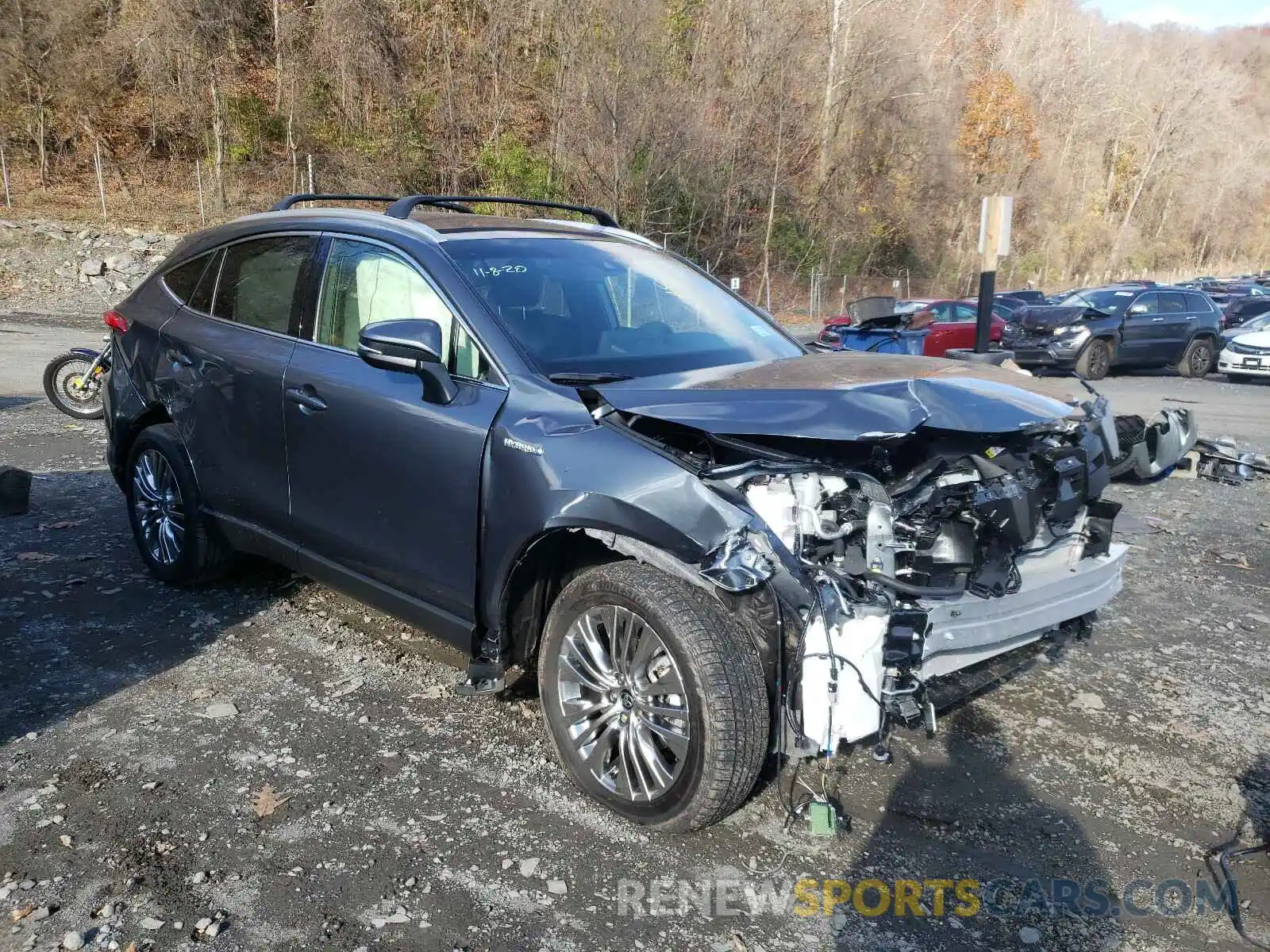 1 Photograph of a damaged car JTEAAAAH6MJ000379 TOYOTA VENZA 2021