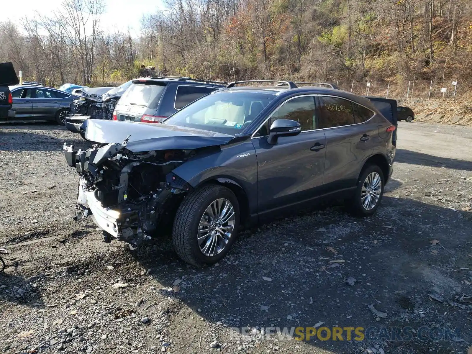 2 Photograph of a damaged car JTEAAAAH6MJ000379 TOYOTA VENZA 2021