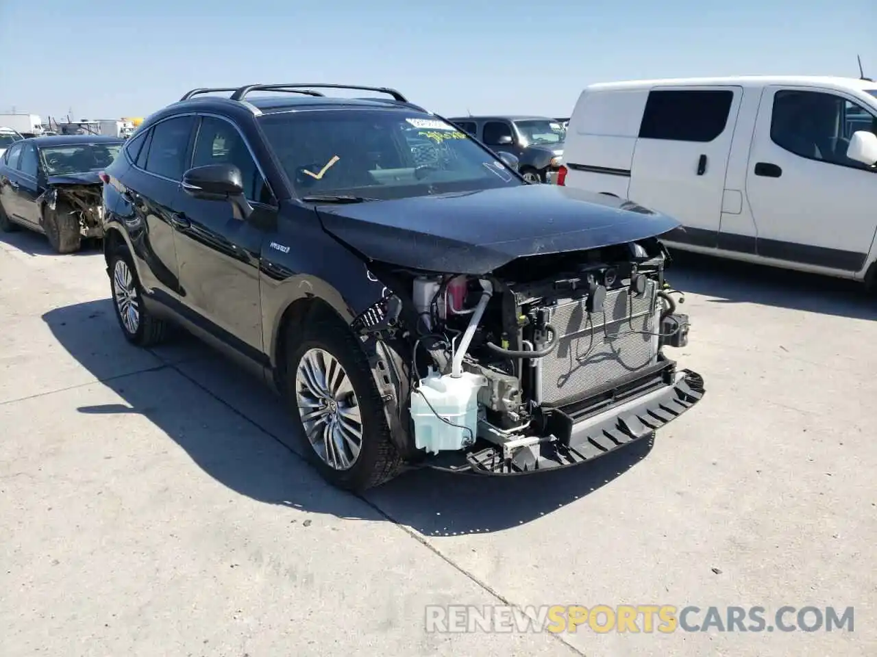 1 Photograph of a damaged car JTEAAAAH6MJ003024 TOYOTA VENZA 2021