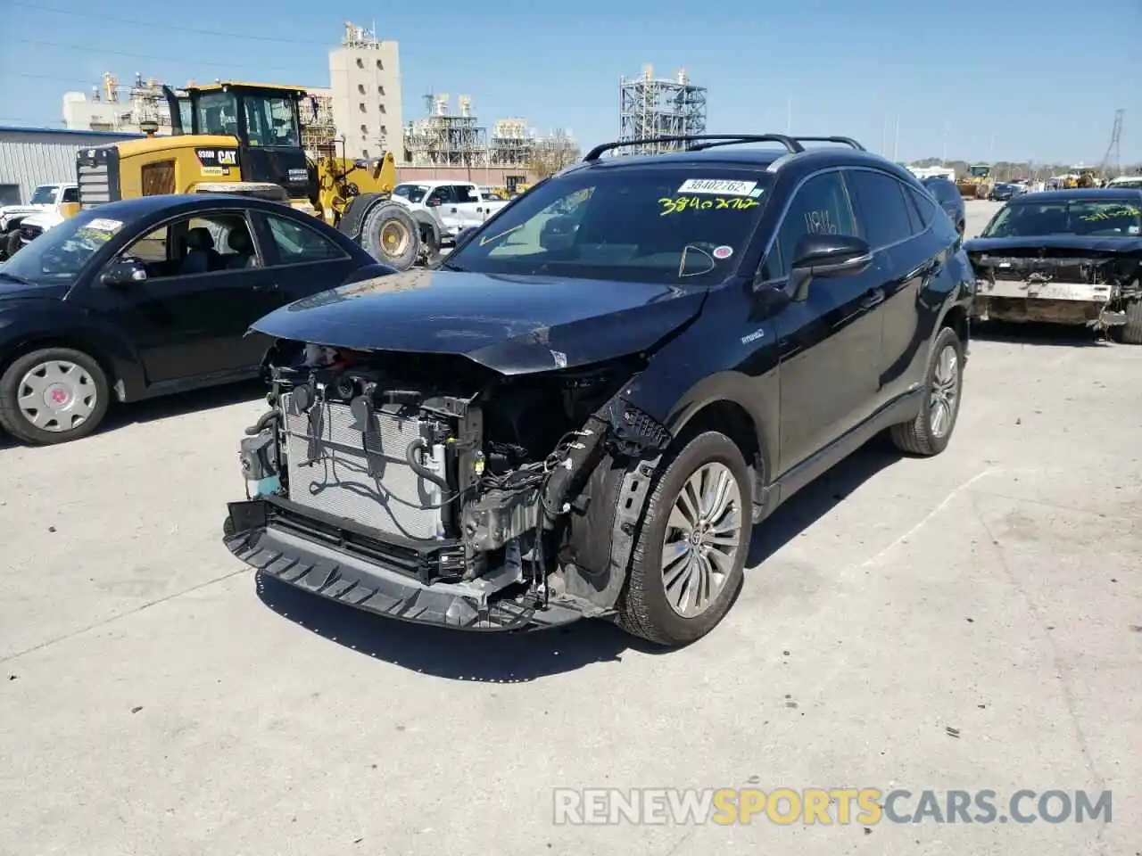 2 Photograph of a damaged car JTEAAAAH6MJ003024 TOYOTA VENZA 2021