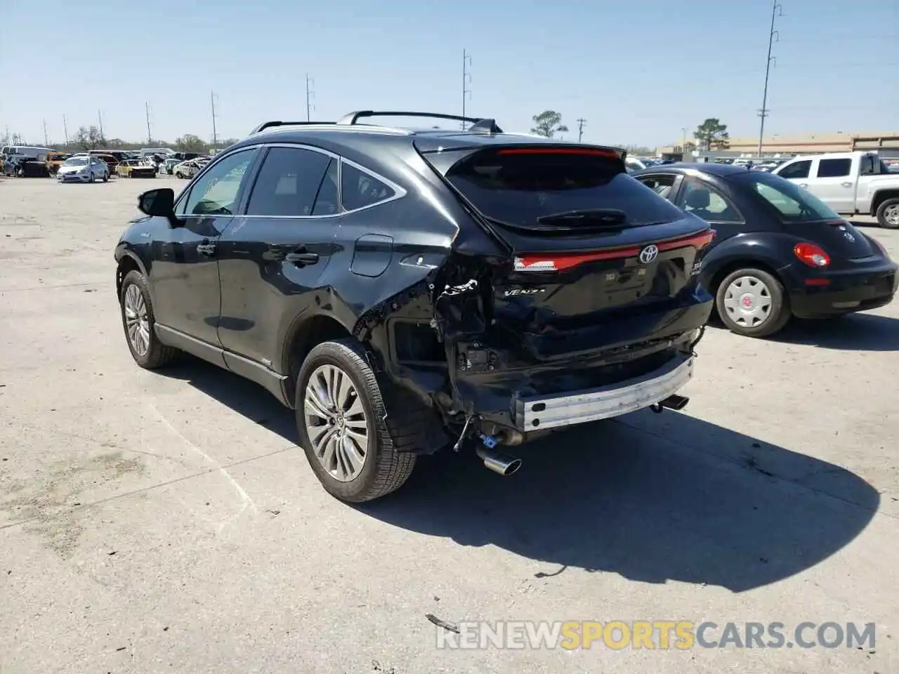 3 Photograph of a damaged car JTEAAAAH6MJ003024 TOYOTA VENZA 2021