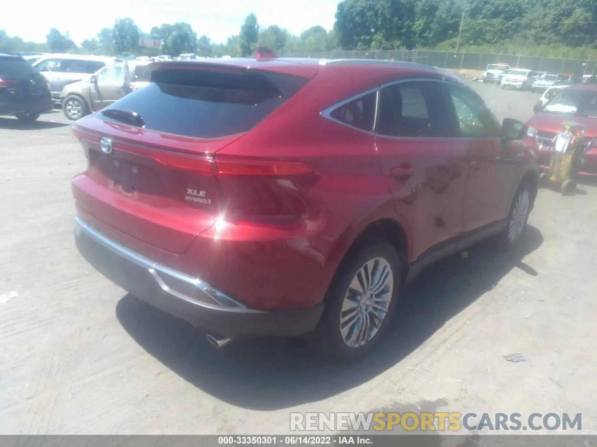 4 Photograph of a damaged car JTEAAAAH6MJ007106 TOYOTA VENZA 2021