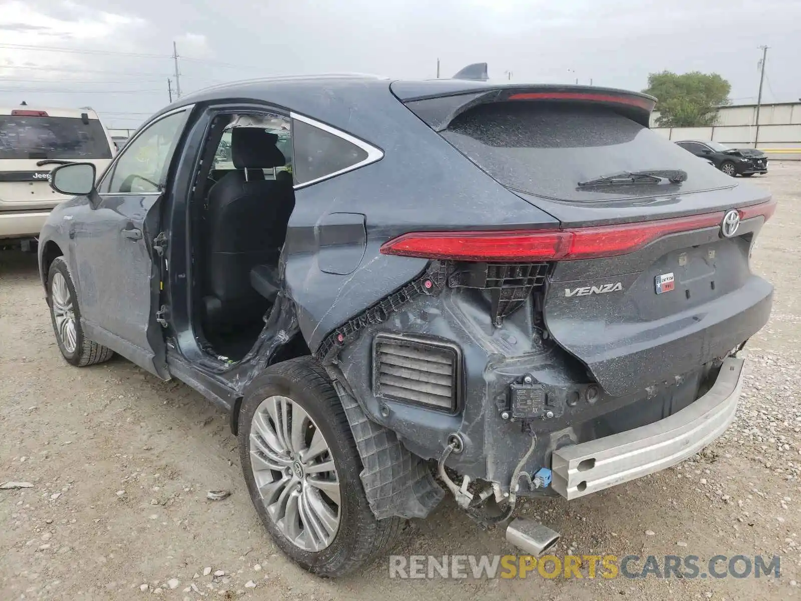 3 Photograph of a damaged car JTEAAAAH6MJ009048 TOYOTA VENZA 2021