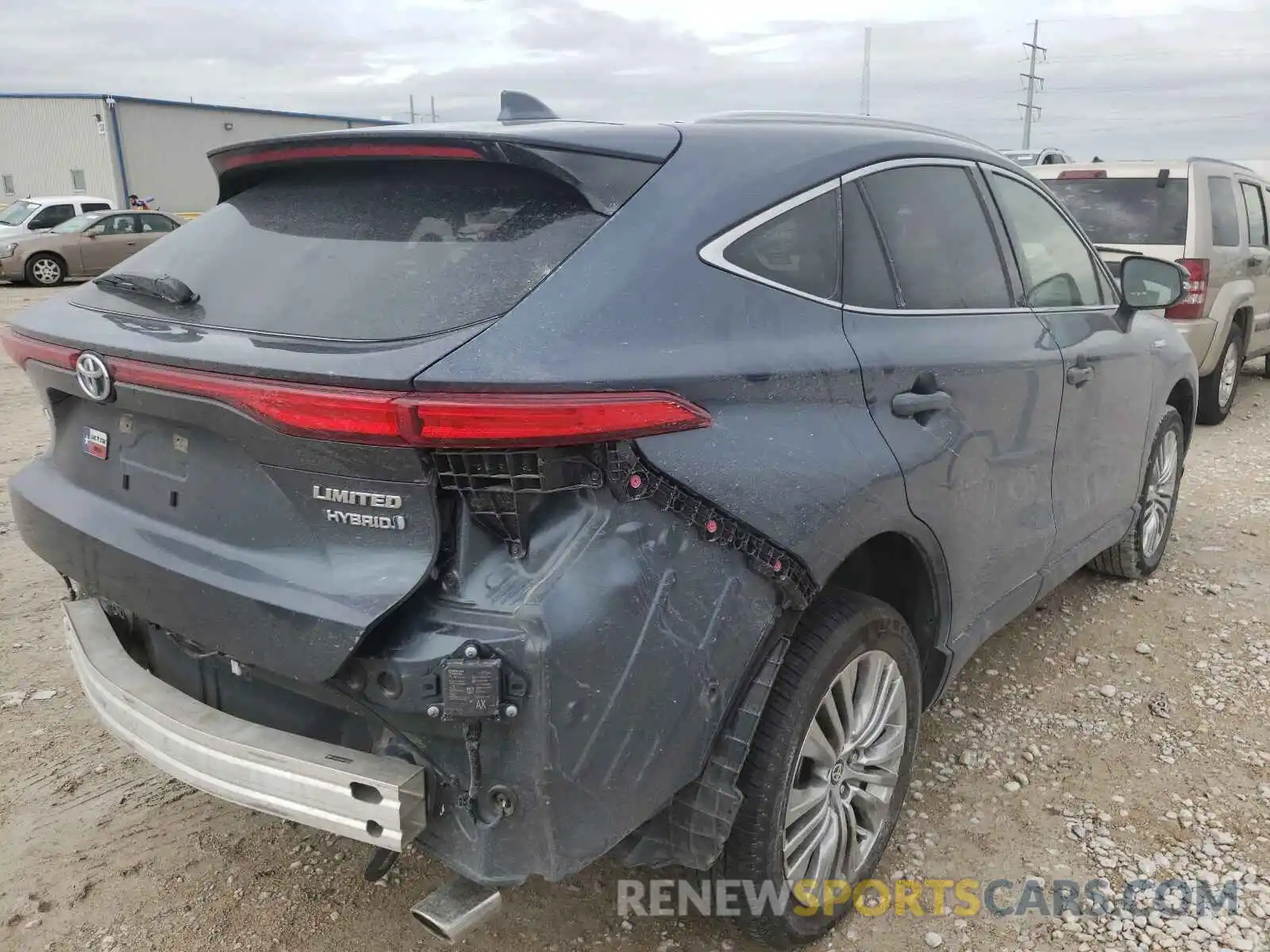 4 Photograph of a damaged car JTEAAAAH6MJ009048 TOYOTA VENZA 2021