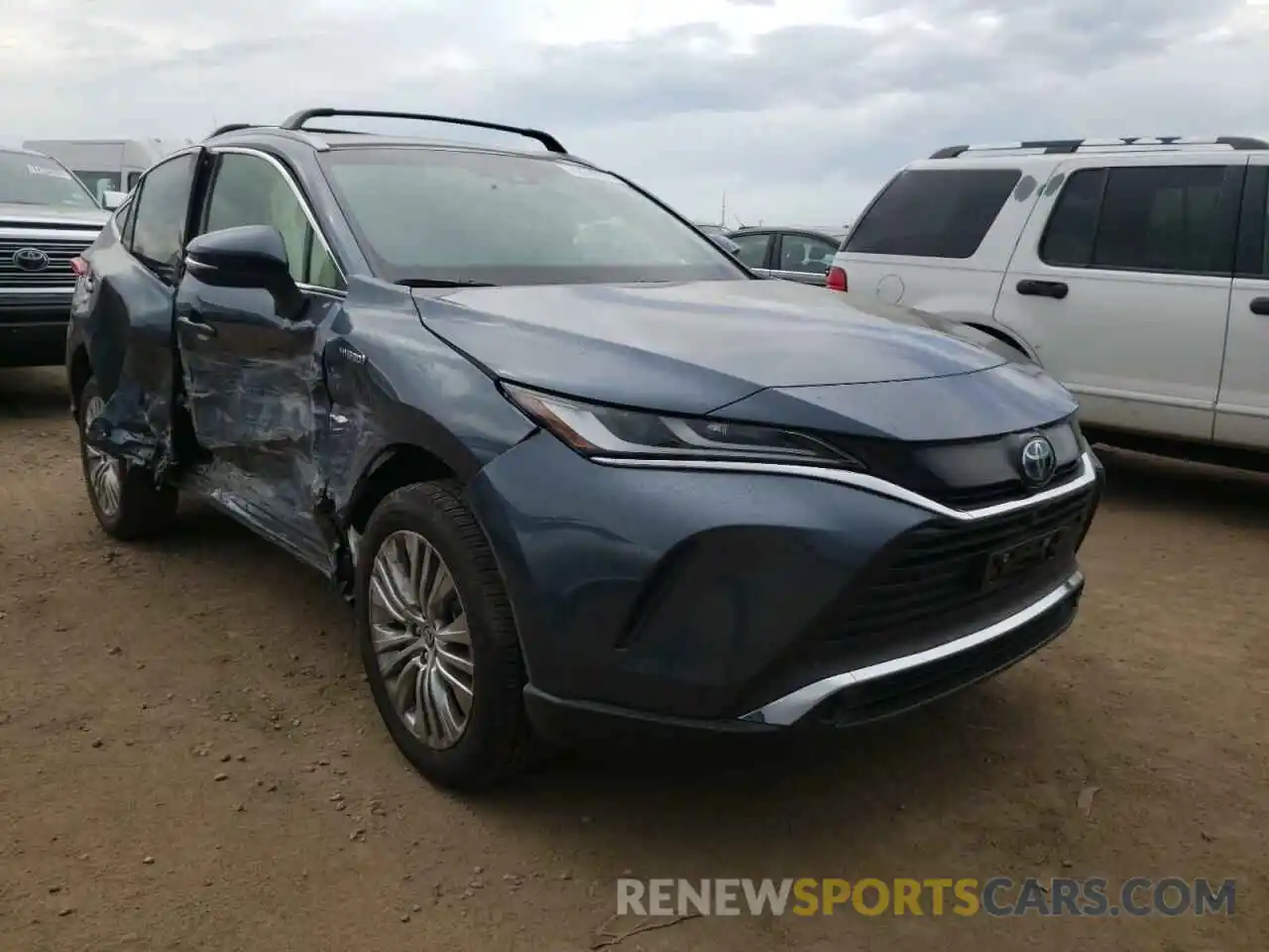 1 Photograph of a damaged car JTEAAAAH6MJ011544 TOYOTA VENZA 2021