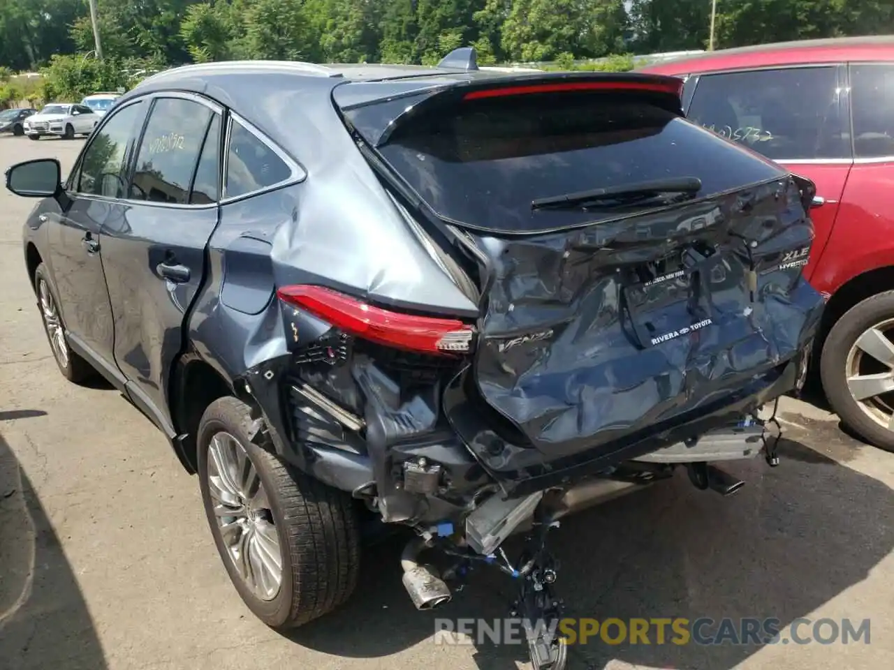 3 Photograph of a damaged car JTEAAAAH6MJ017439 TOYOTA VENZA 2021