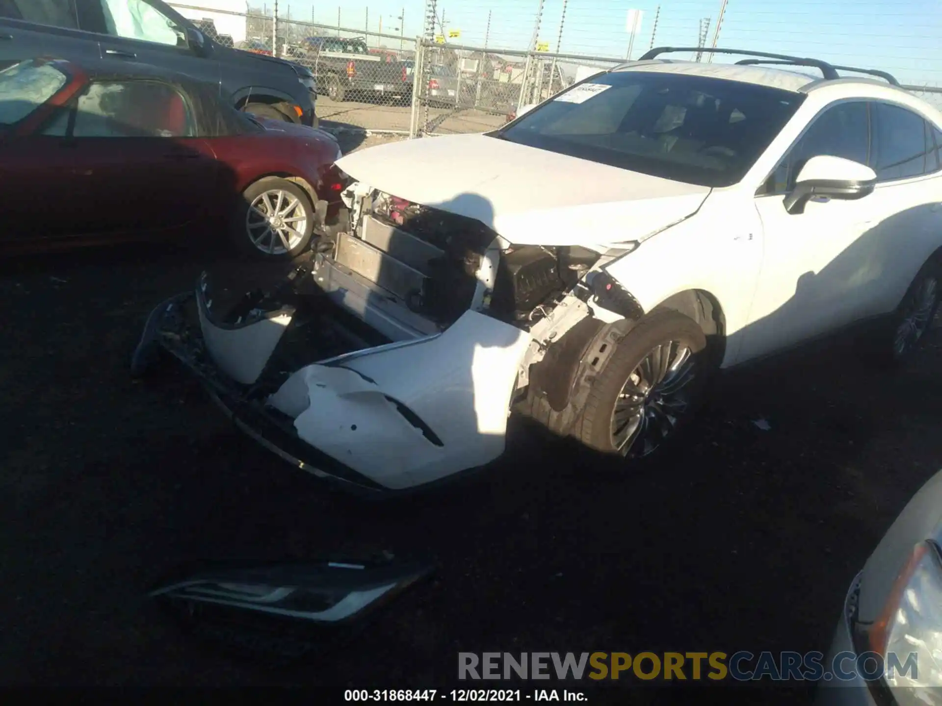 2 Photograph of a damaged car JTEAAAAH6MJ025976 TOYOTA VENZA 2021