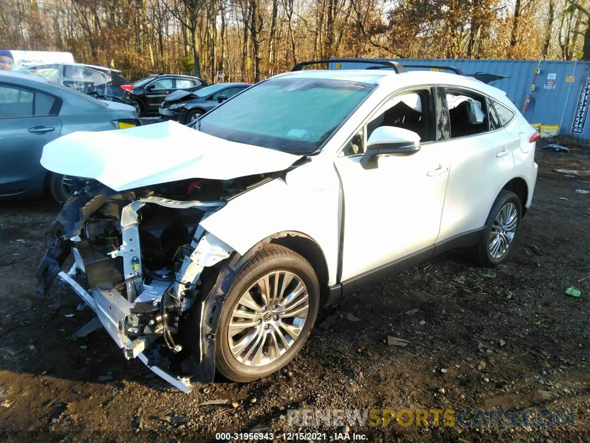 2 Photograph of a damaged car JTEAAAAH6MJ029932 TOYOTA VENZA 2021